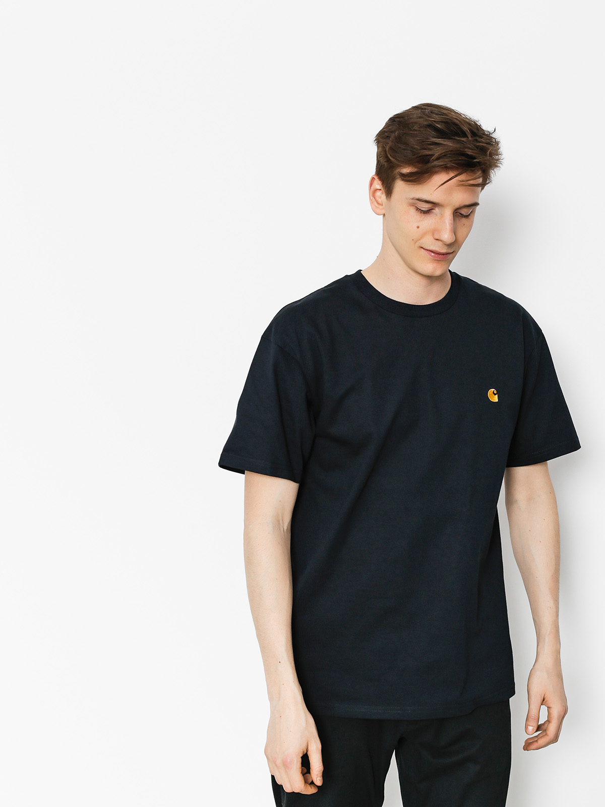 T-shirt Carhartt Chase (dark navy/gold)