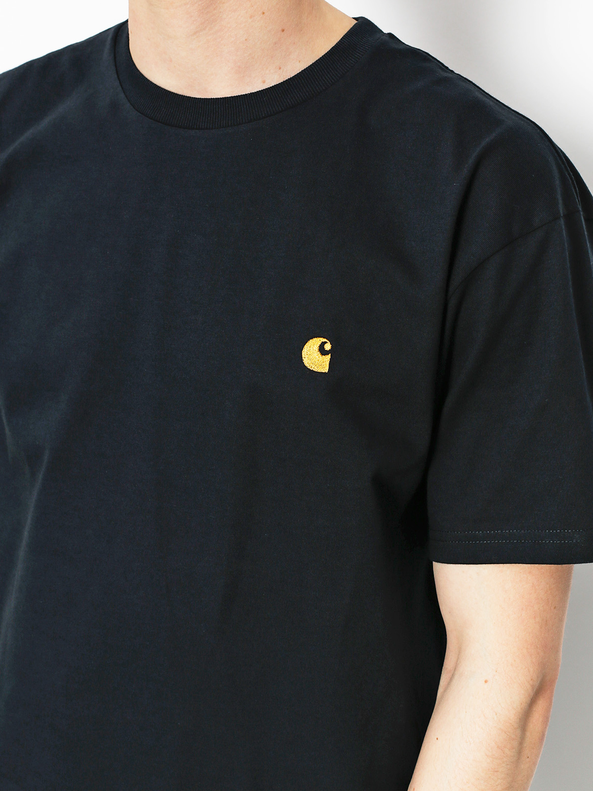 T-shirt Carhartt Chase (dark navy/gold)