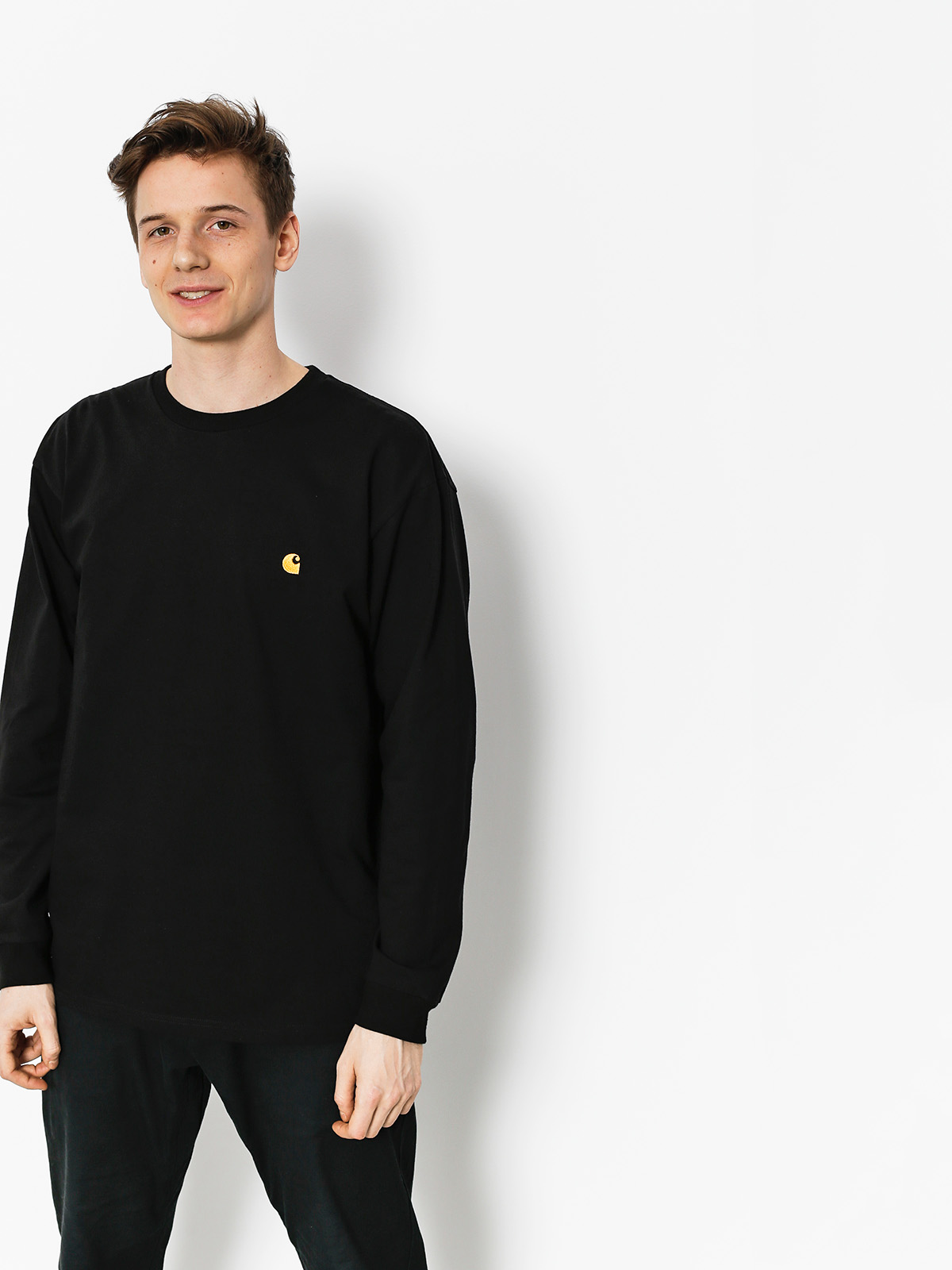 Longsleeve Carhartt Chase (black/gold)