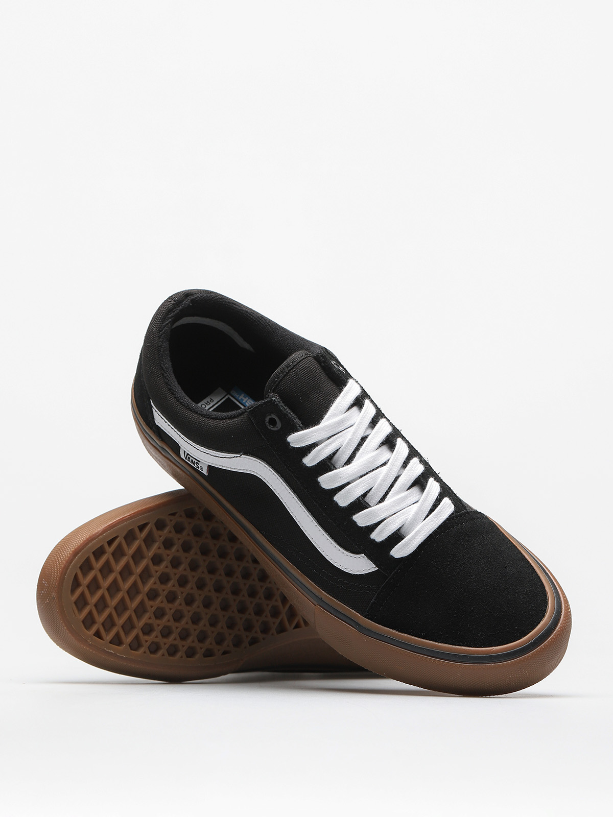 Buty Vans Old Skool Pro (black/white/medium/gum)