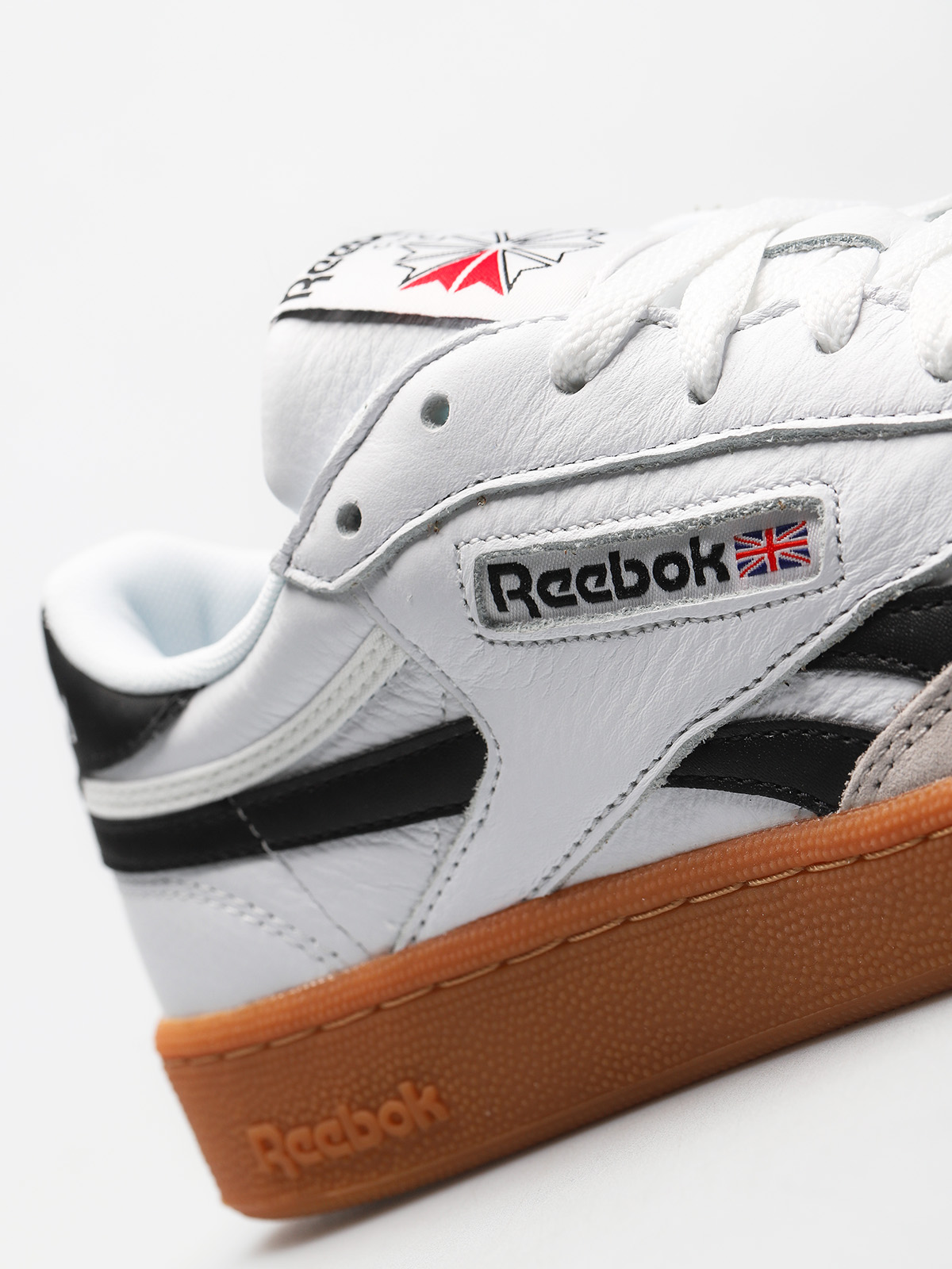 reebok revenge plus gum white