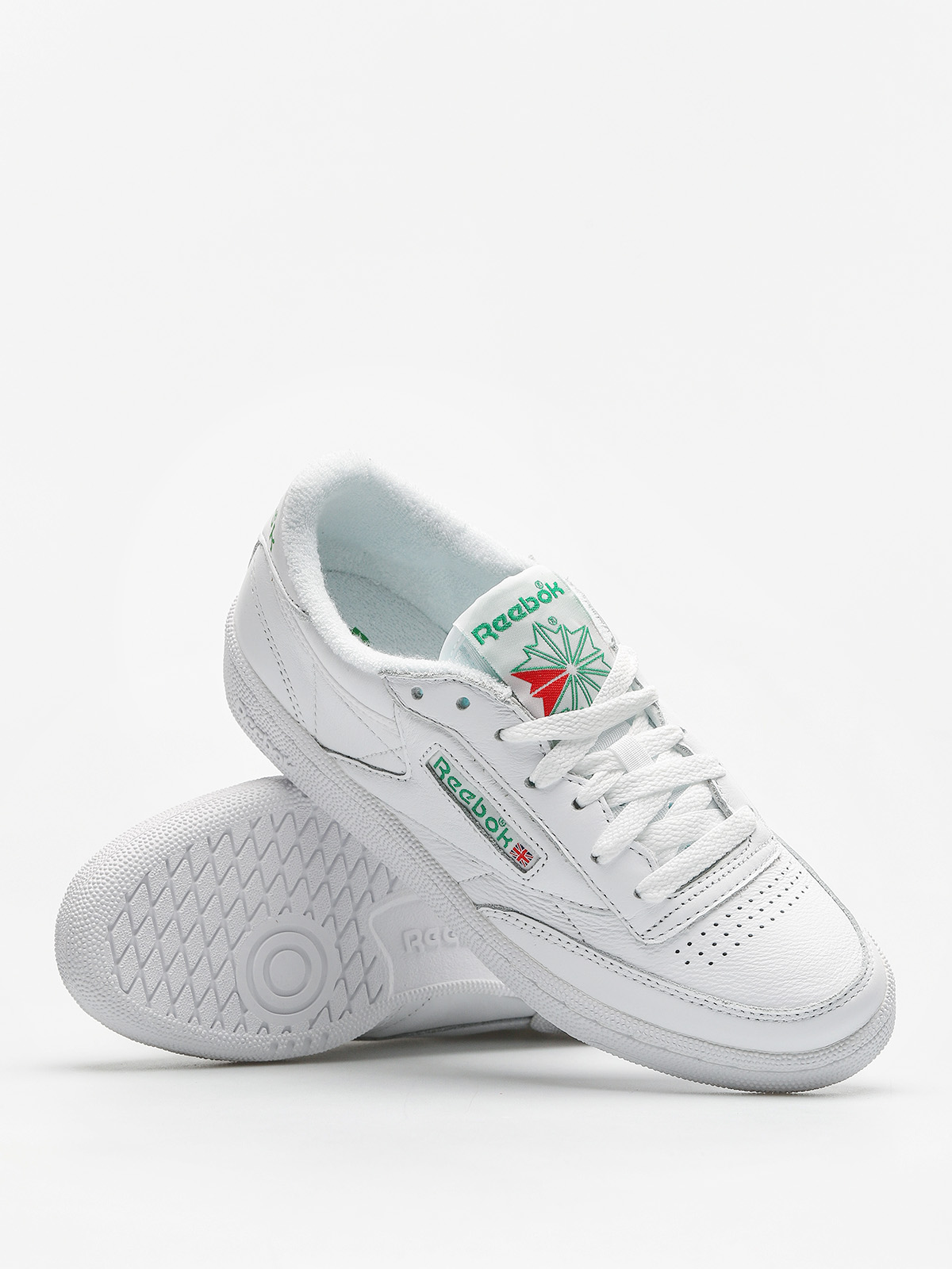 Buty Reebok Club C 85 Archive Wmn (white/glen green/red)