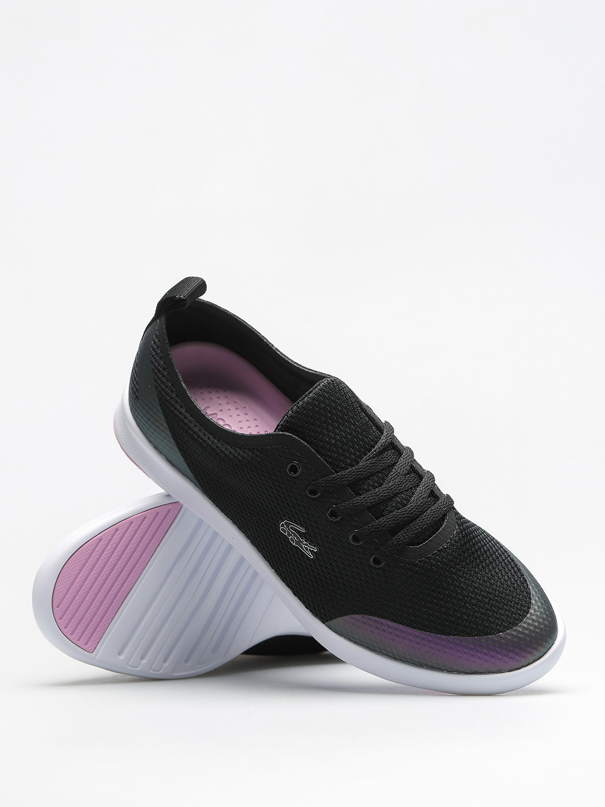 Buty Lacoste Avenir 118 1 Wmn (black/light purple)