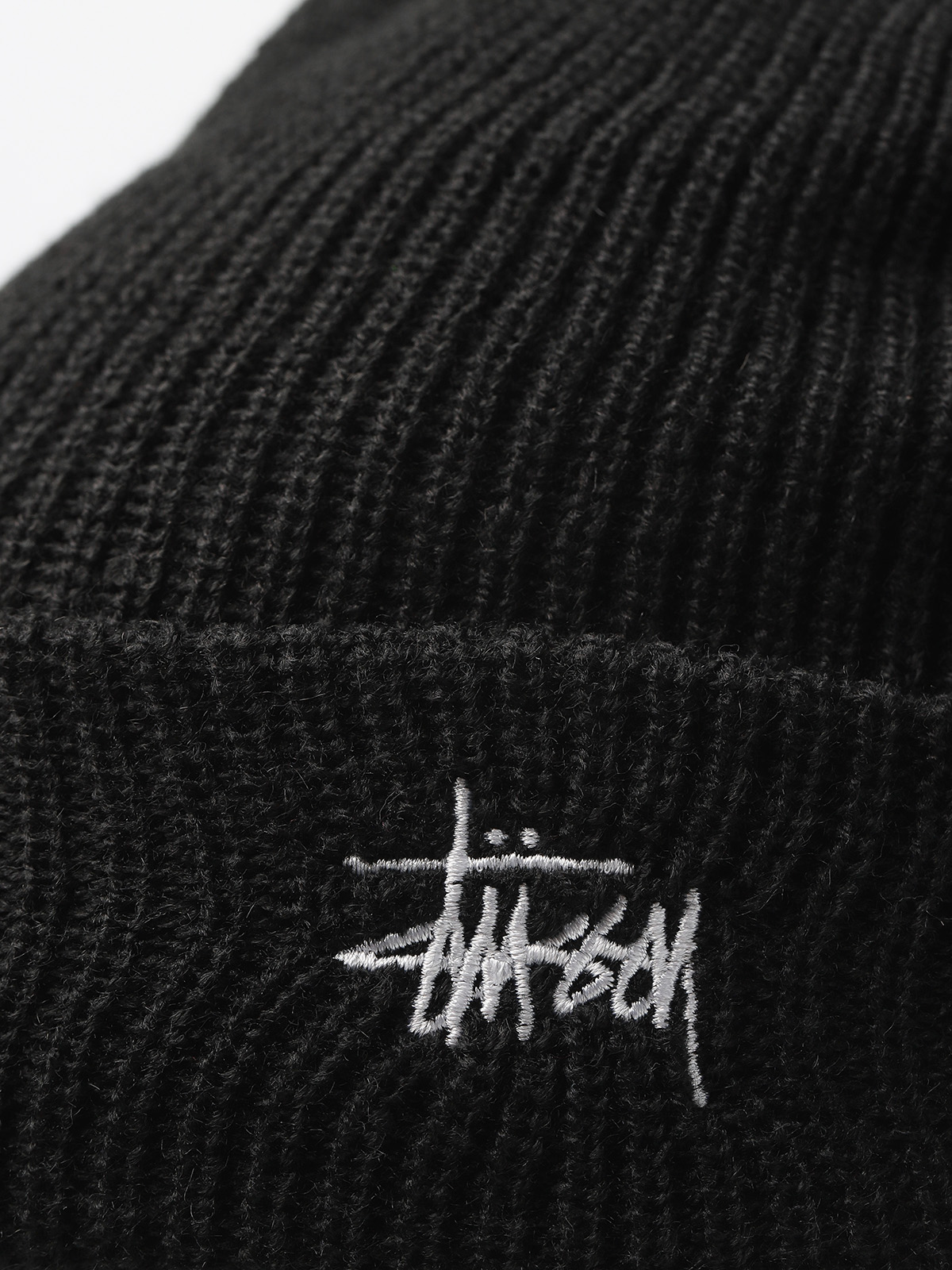 Czapka zimowa Stussy Basic Cuff Beanie (black)