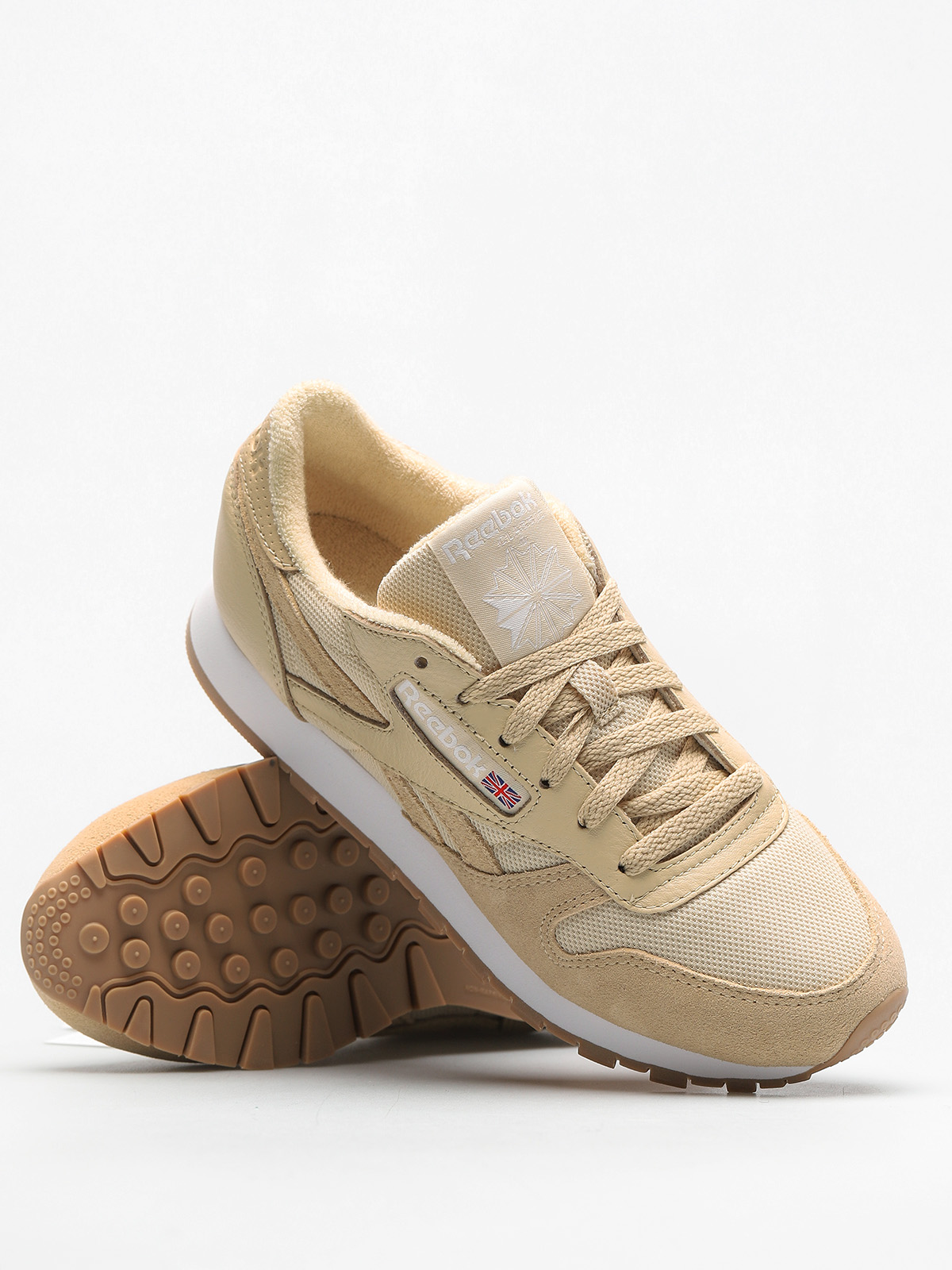 Buty Reebok Cl Leather Estl Wmn (straw/white)