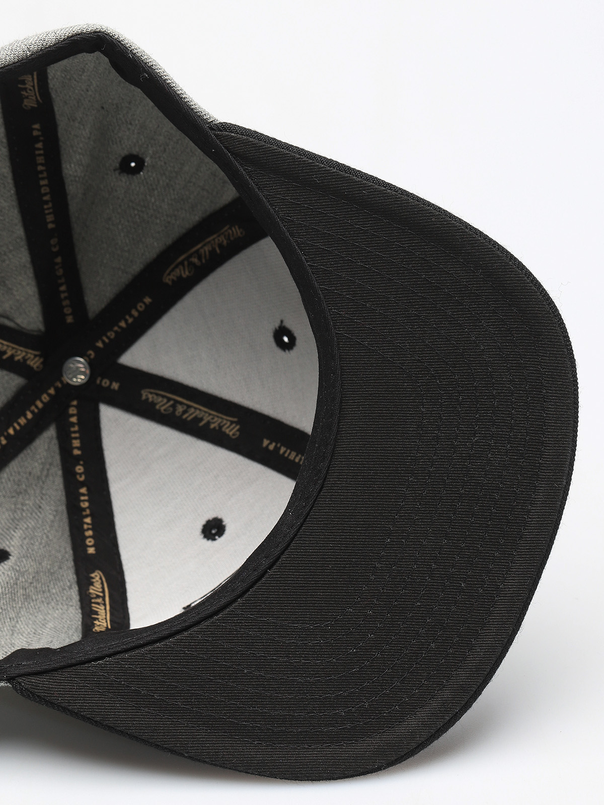 Czapka z daszkiem Mitchell & Ness Logo Mitchell & Ness ZD (grey)