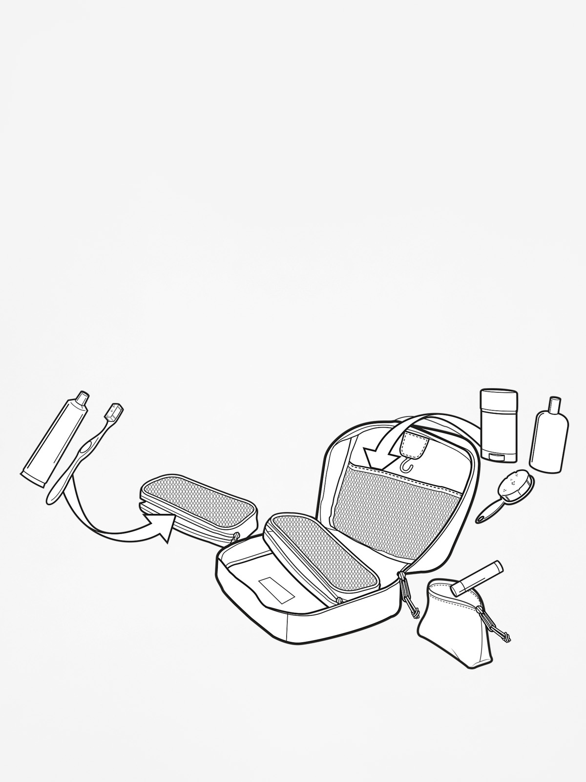 Kosmetyczka Burton High Maintenance Kit (tblk triple ripstop)