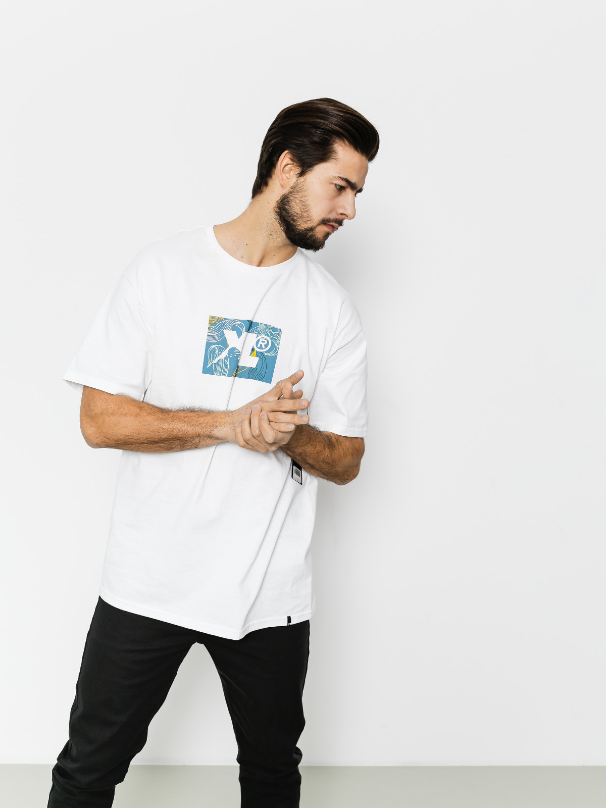 T-shirt XLARGE Leaf Xl (white)