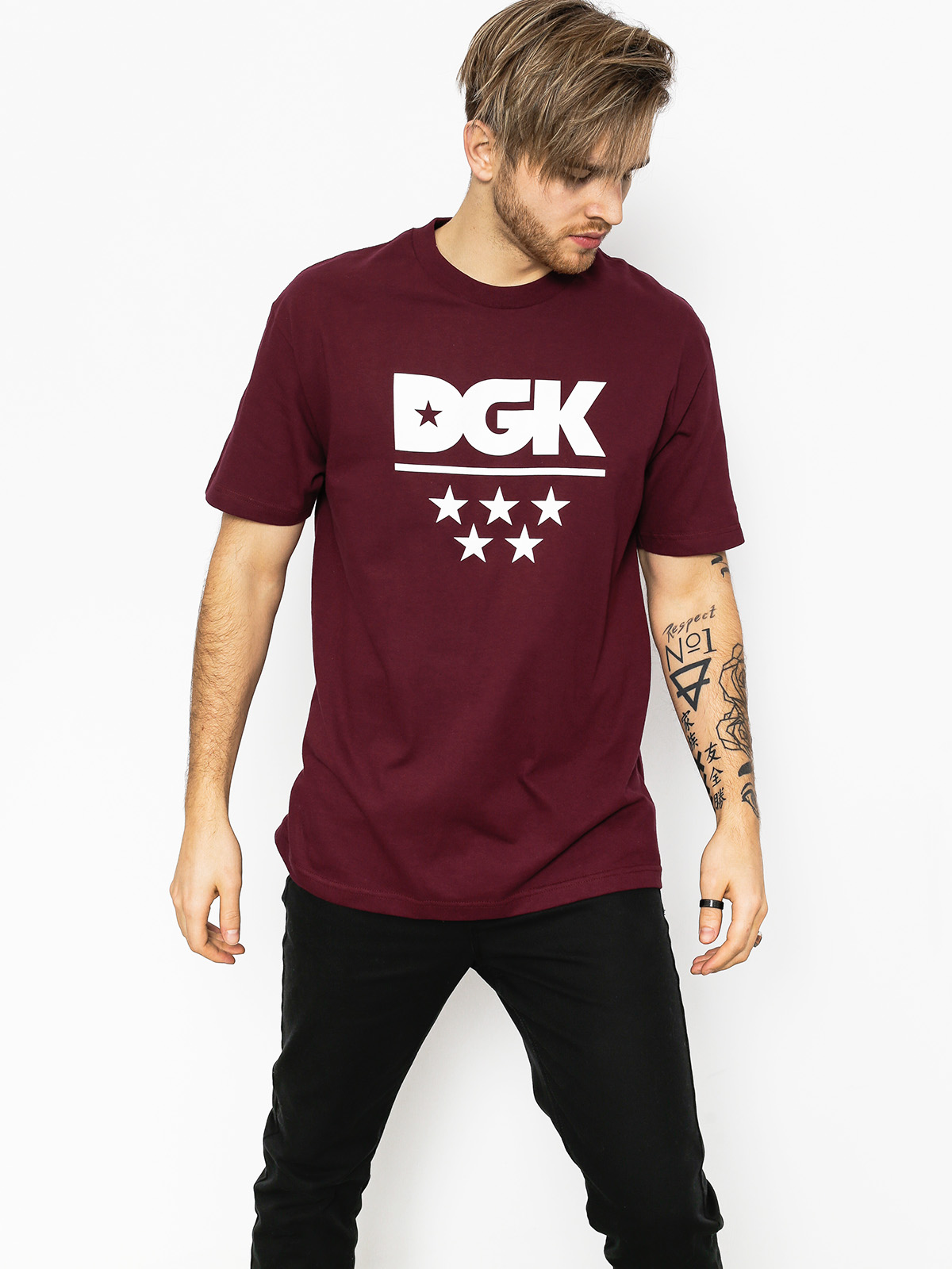 T-shirt DGK All Star (burgundy)