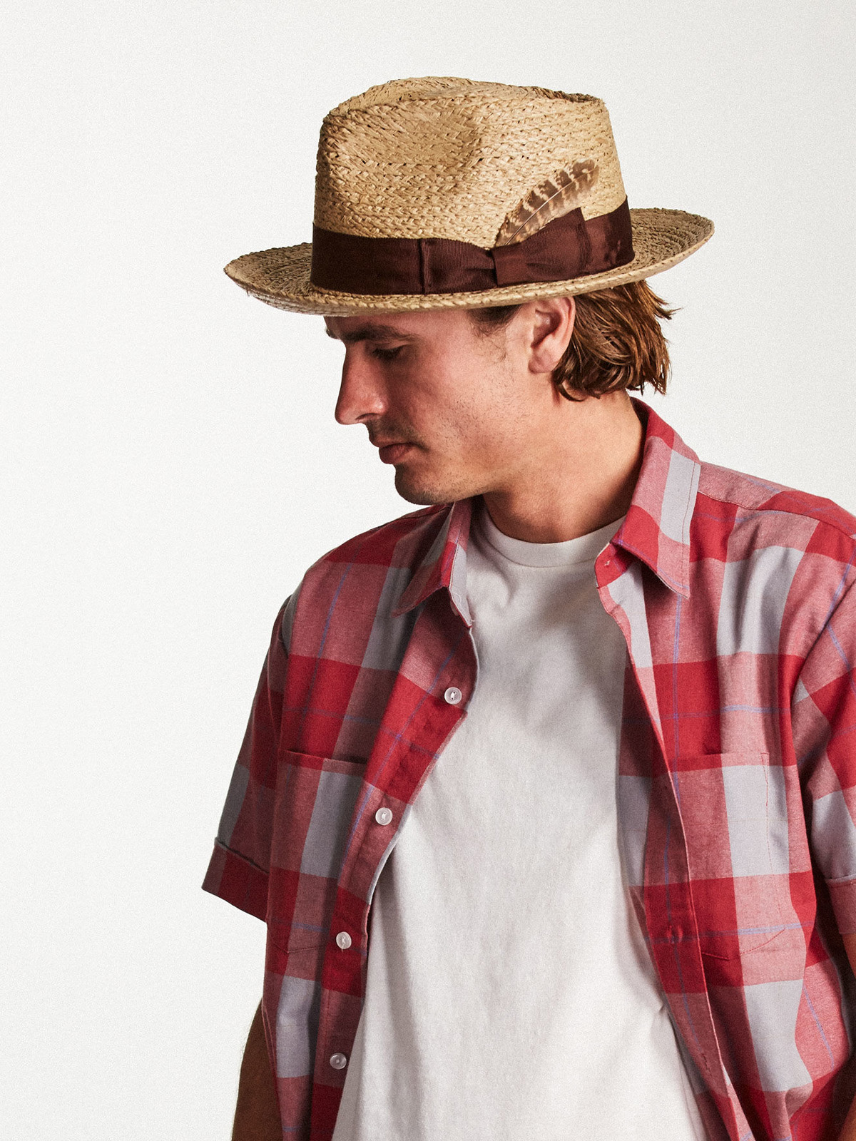 Kapelusz Brixton Crosby Fedora (tan)