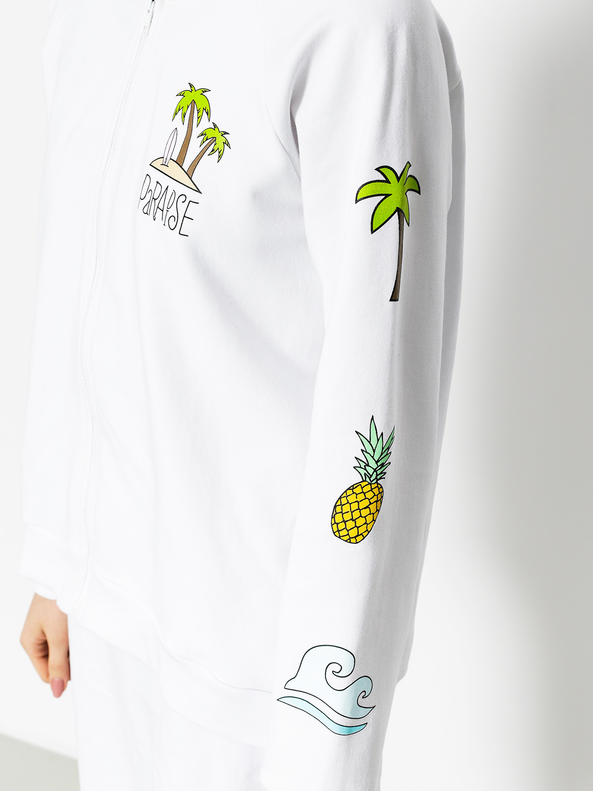 Bluza z kapturem Femi Stories Osla ZHD Wmn (wht)