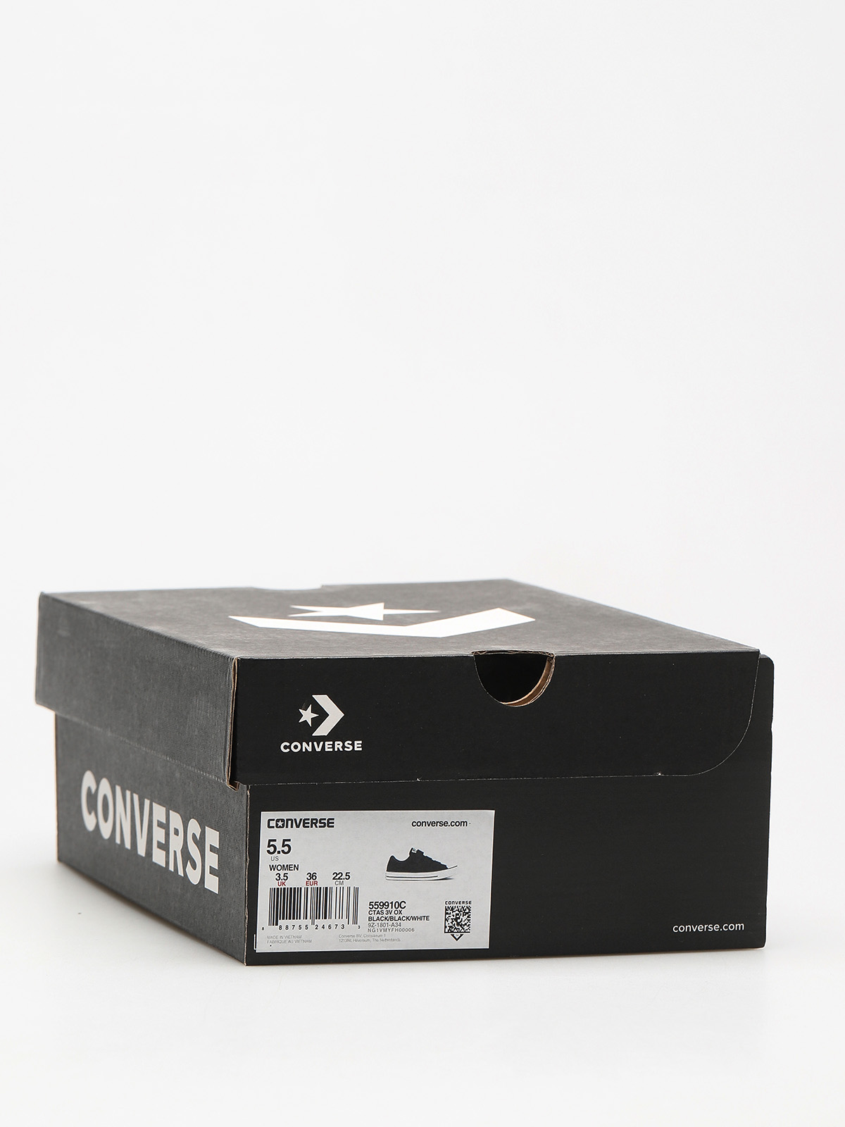 Trampki Converse Chuck Taylor All Star 3V Ox Wmn (black/black/white)
