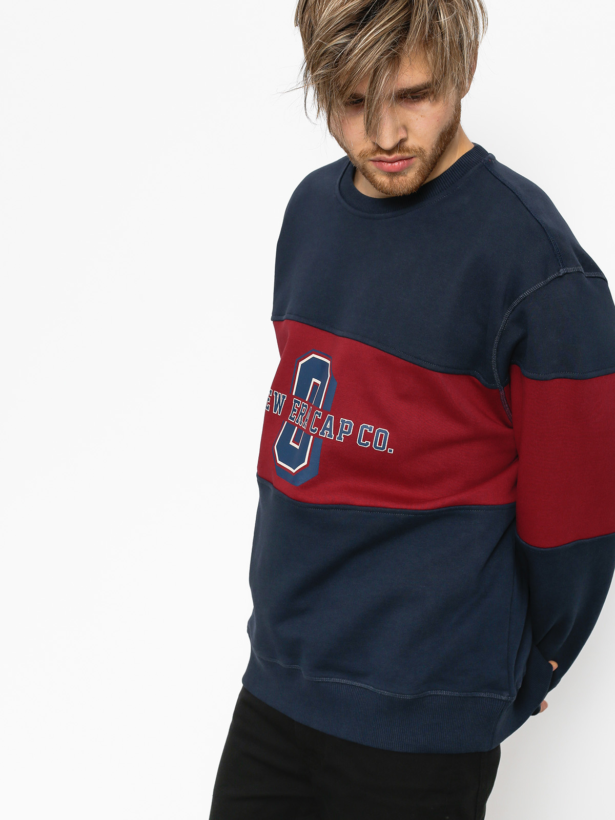 Bluza New Era World (navy/maroon)