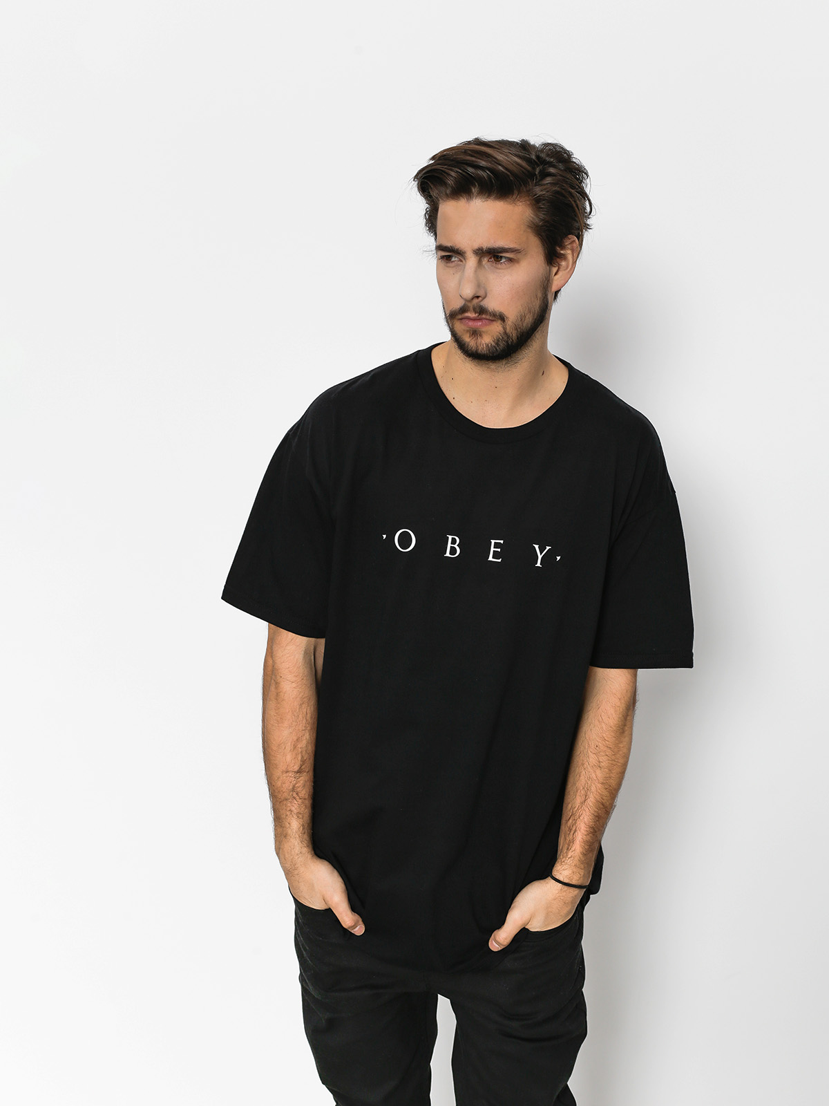 T-shirt OBEY Novel Obey (blk)