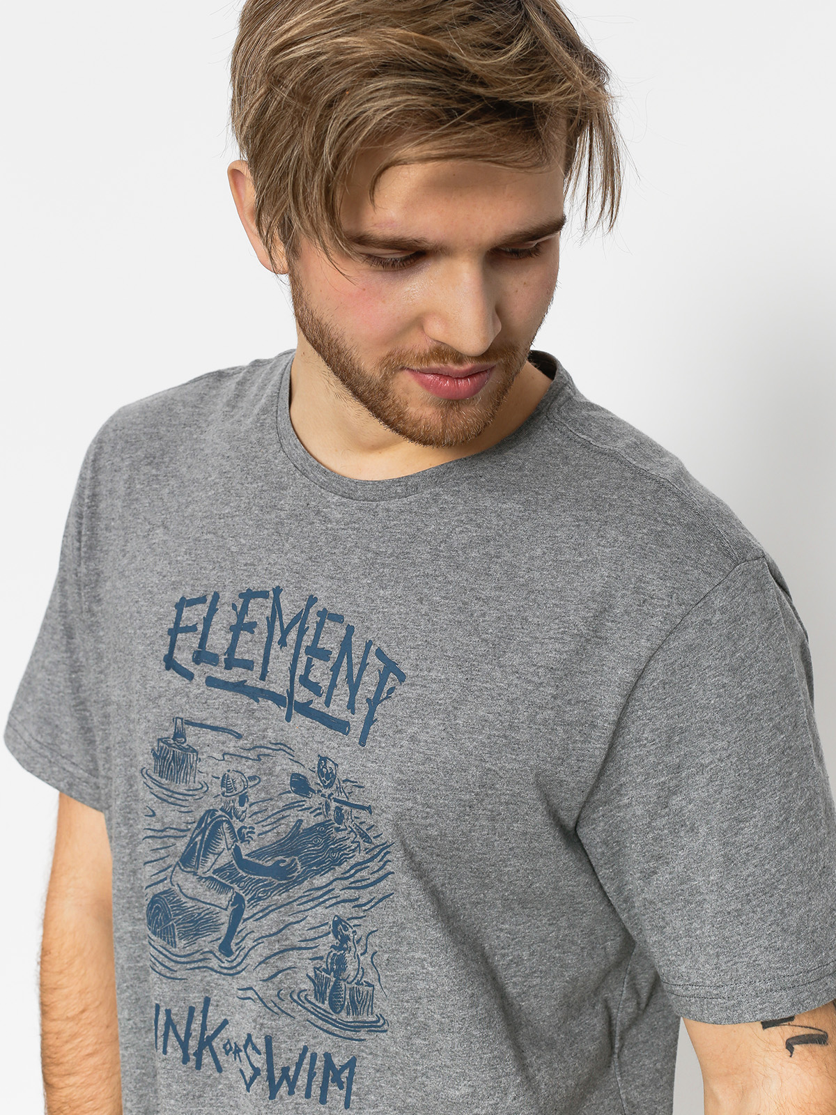 T-shirt Element Face Off (grey heather)