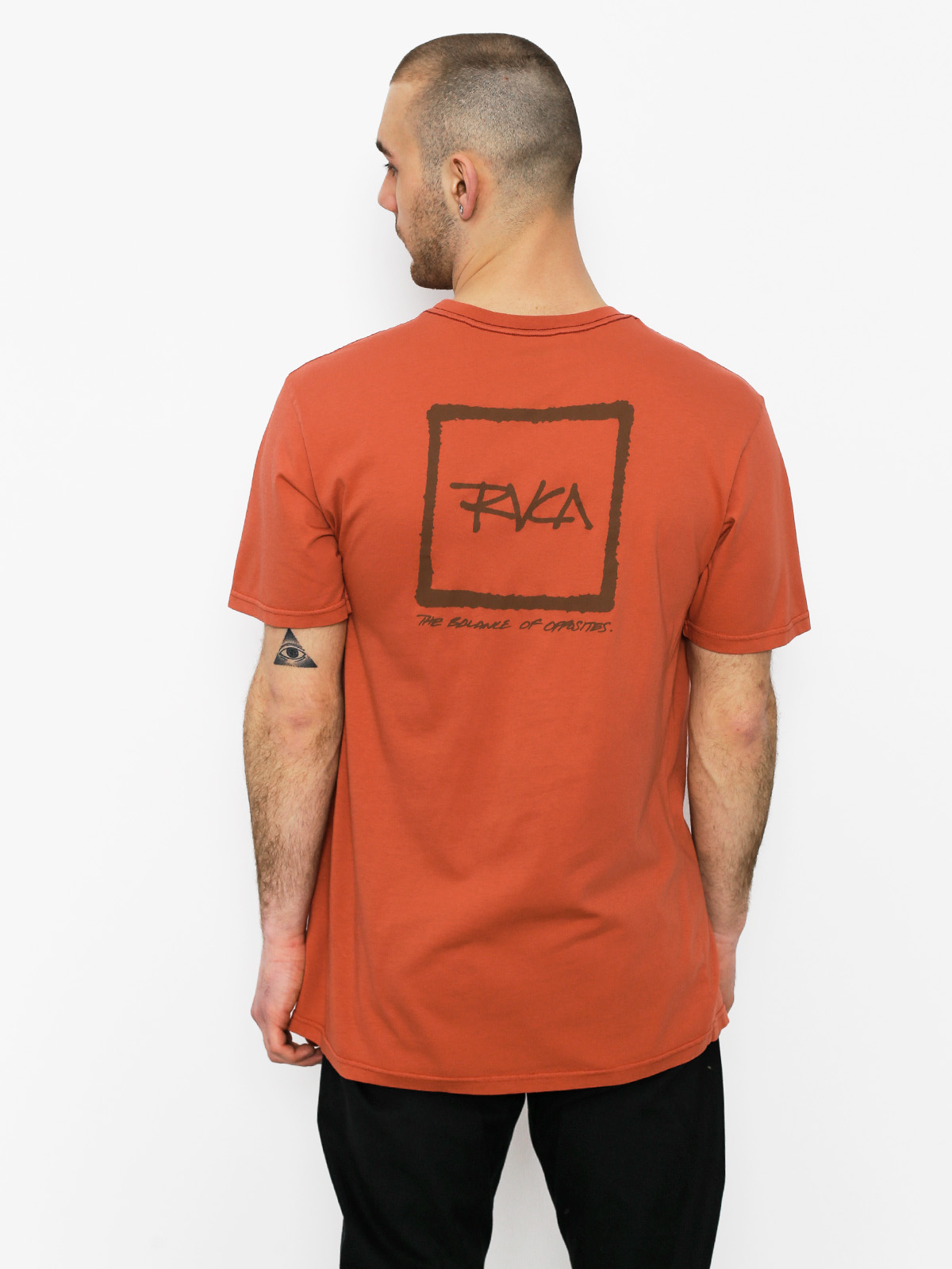 T-shirt RVCA Rvca Scrawl (red clay)