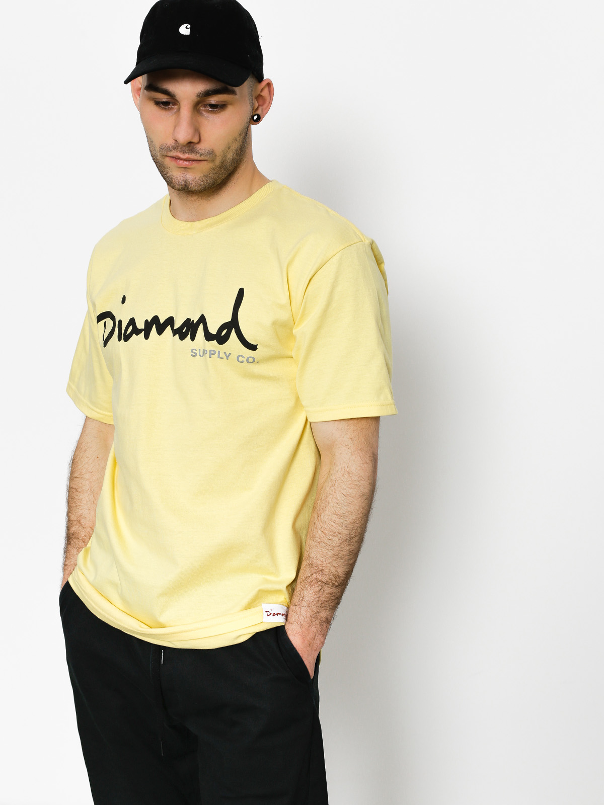 T-shirt Diamond Supply Co. Og Script (banana)