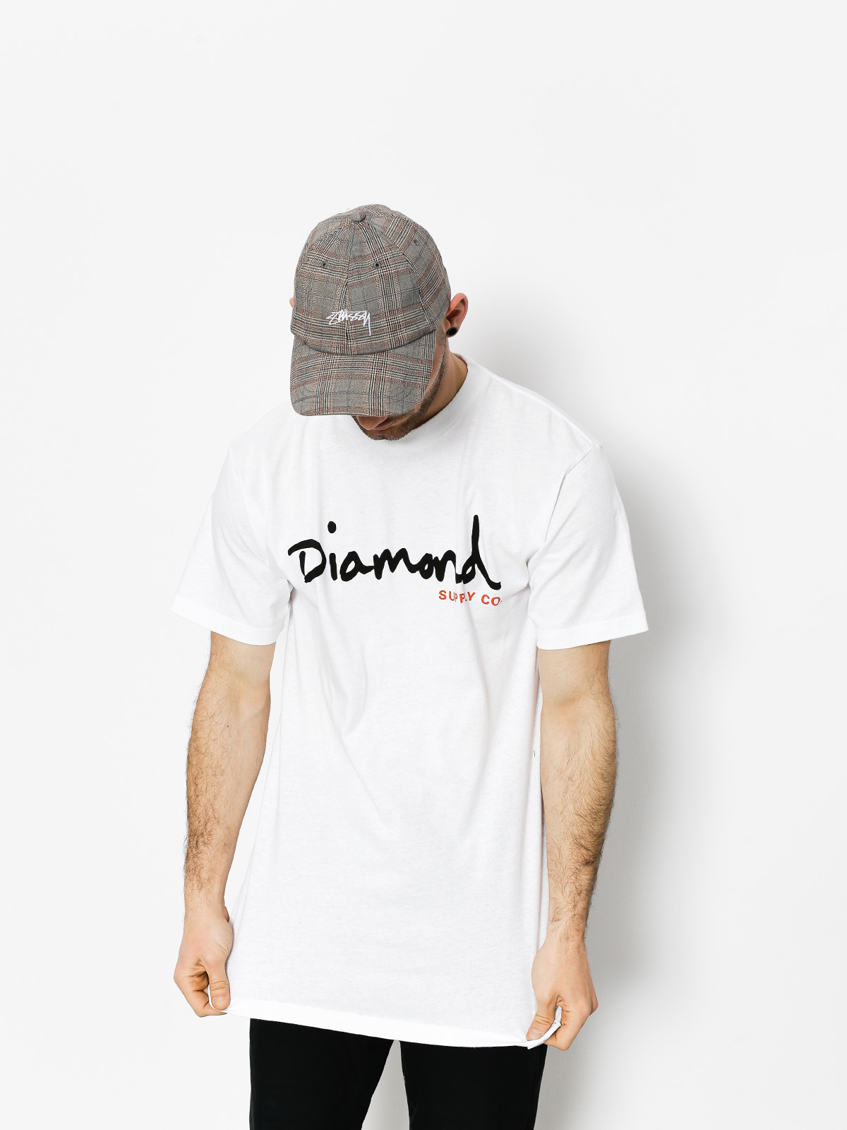 T-shirt Diamond Supply Co. Og Script (white)