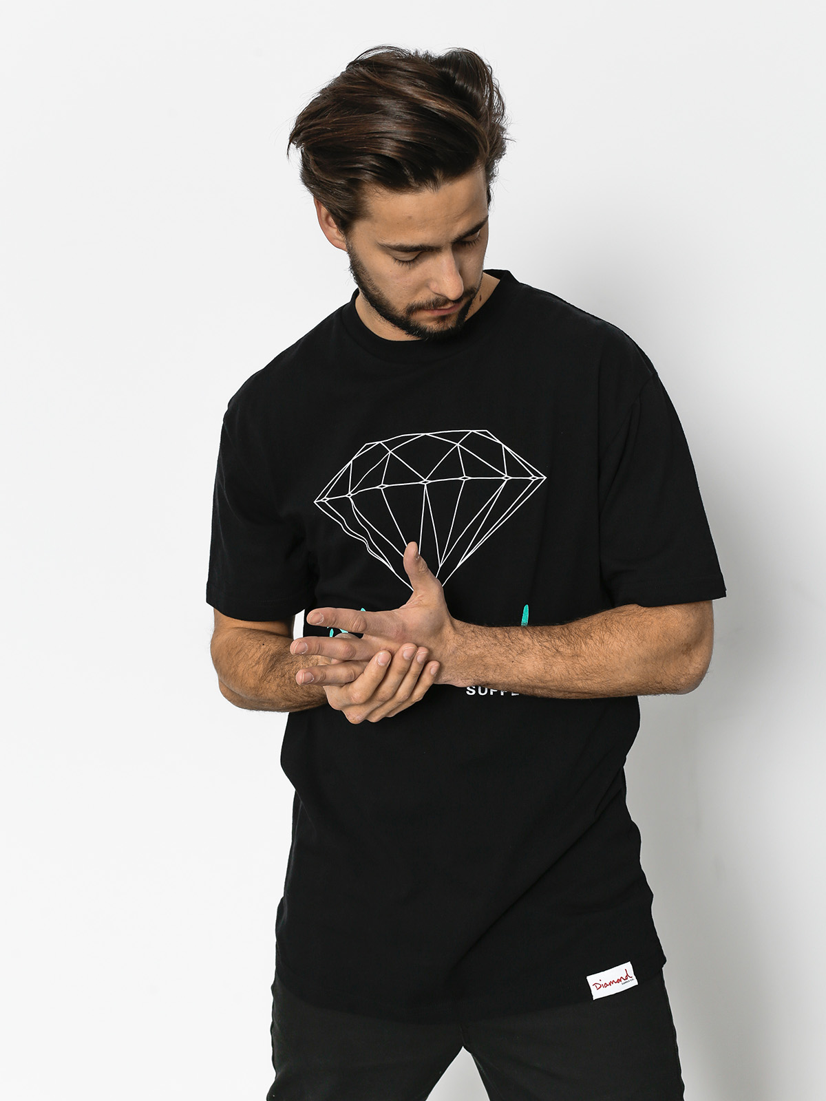 T-shirt Diamond Supply Co. Og Sign (black)