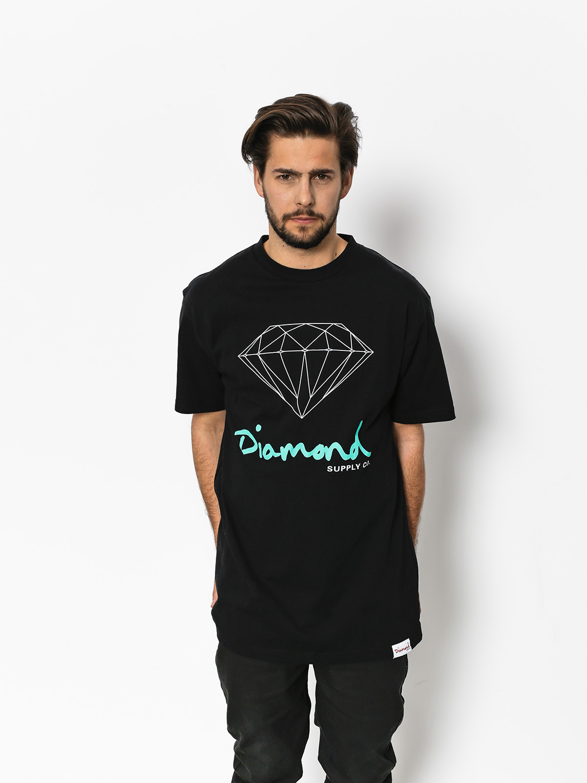 T-shirt Diamond Supply Co. Og Sign (black)