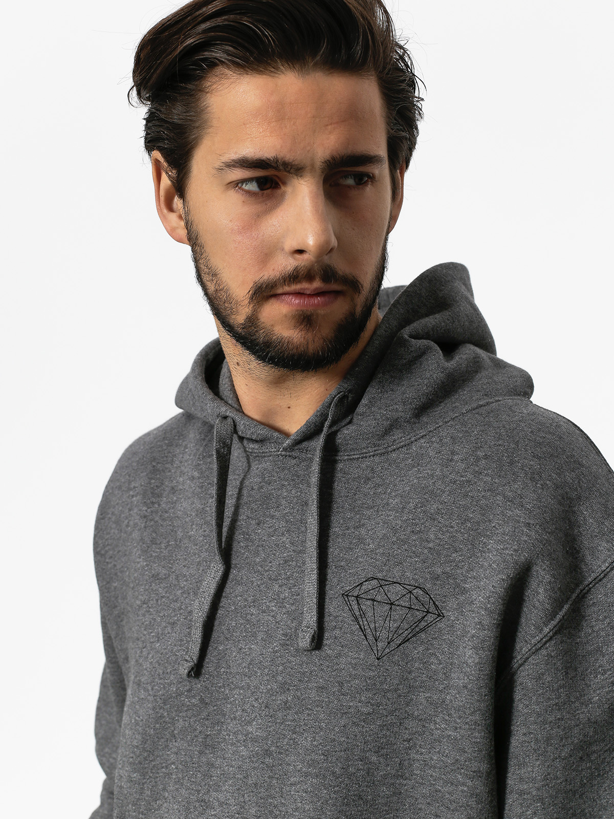 Bluza z kapturem Diamond Supply Co. Brilliant HD (gunmetal heather)