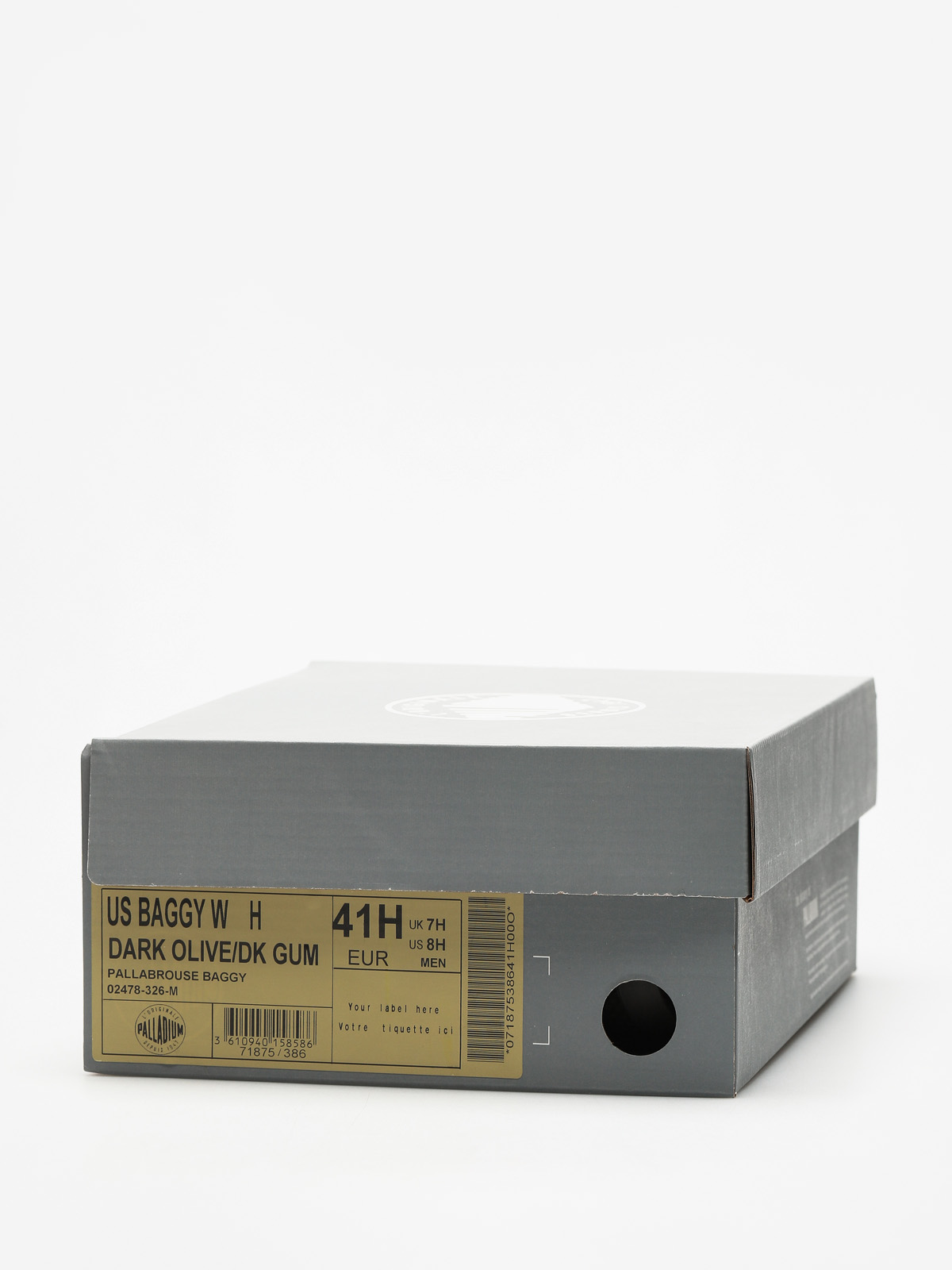 Buty Palladium Pallabrouse Baggy (dk olive/dk gum)