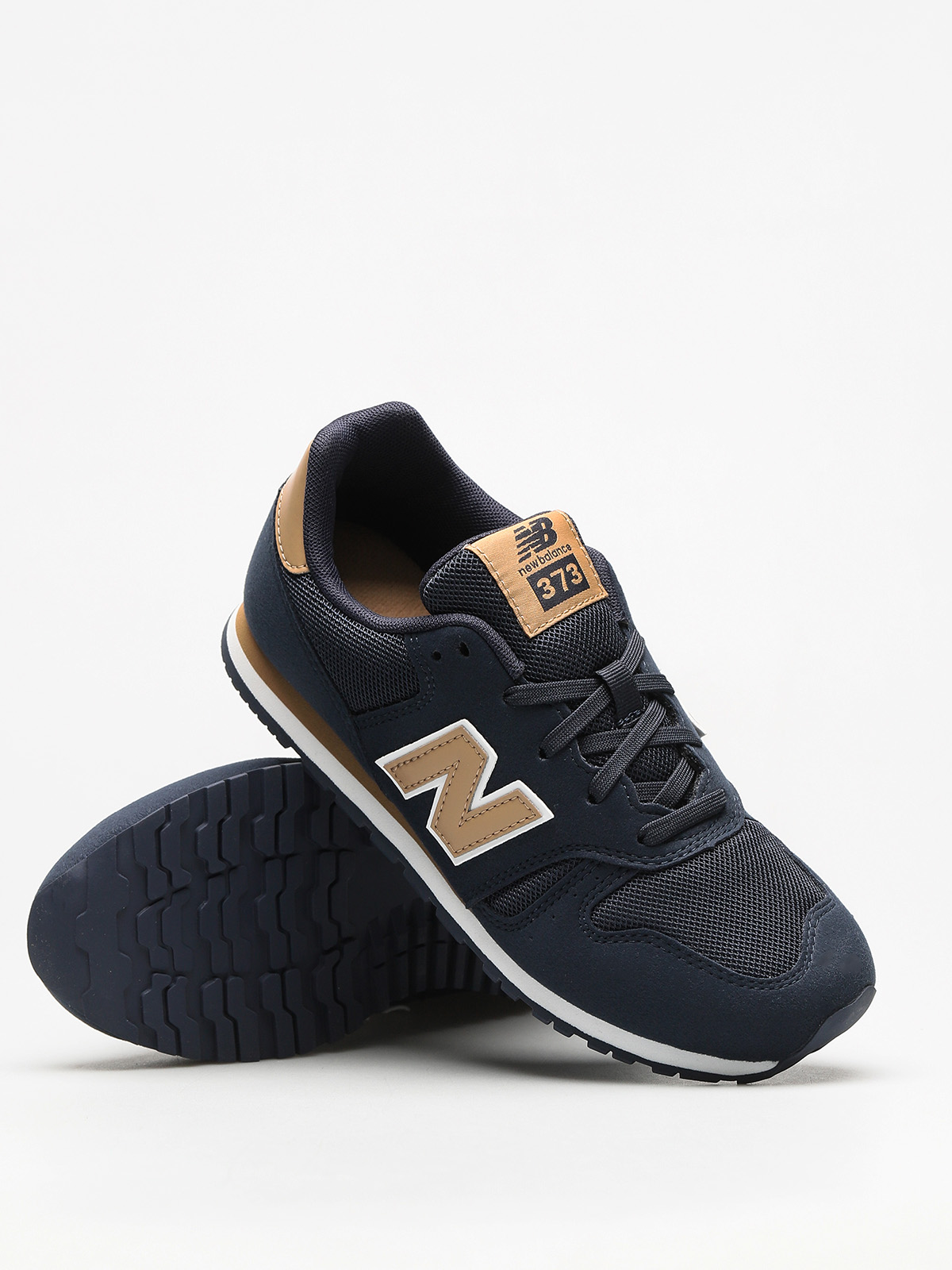 new balance navy 373 trainers