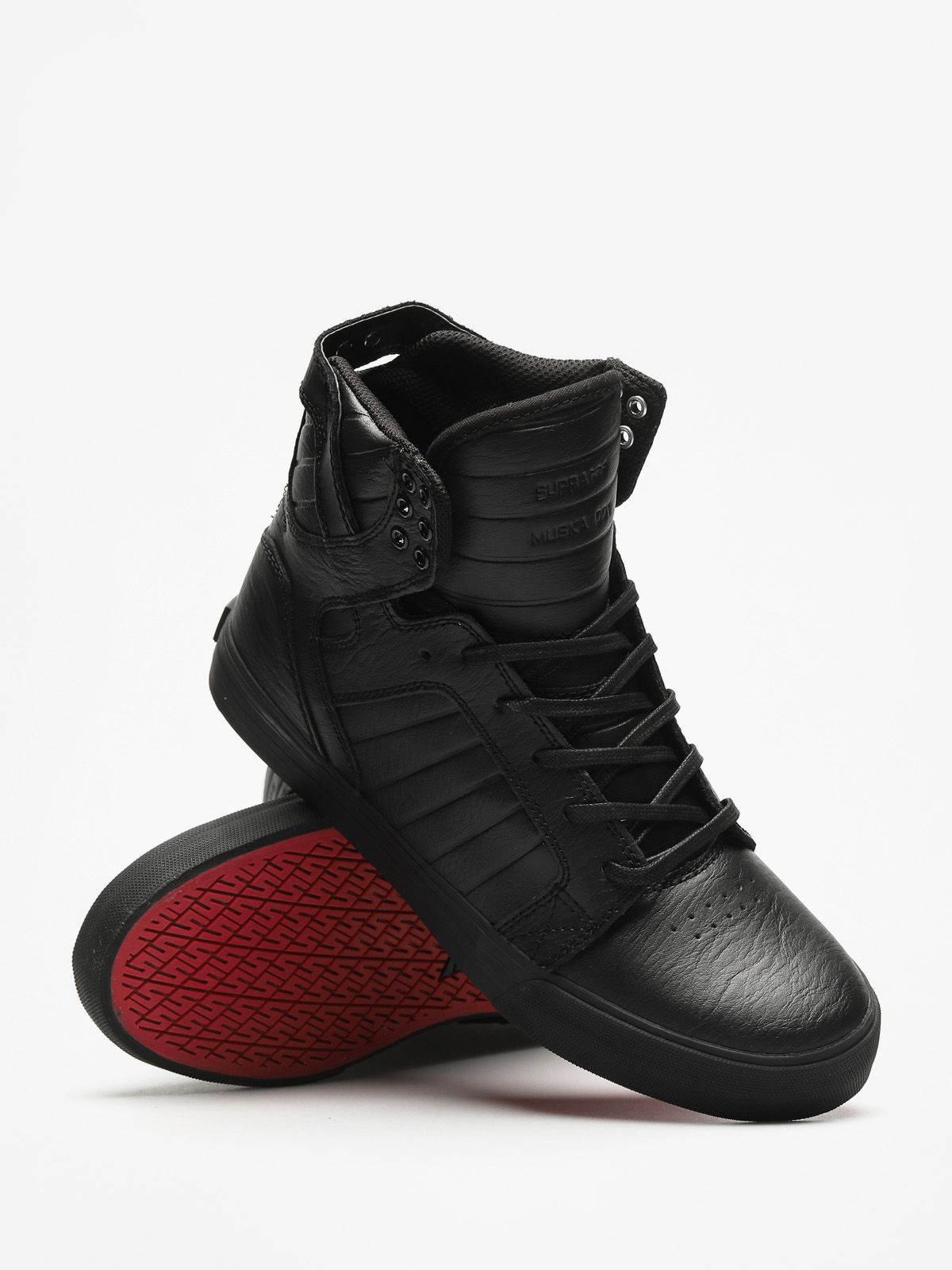 Buty Supra Skytop (black/black red)
