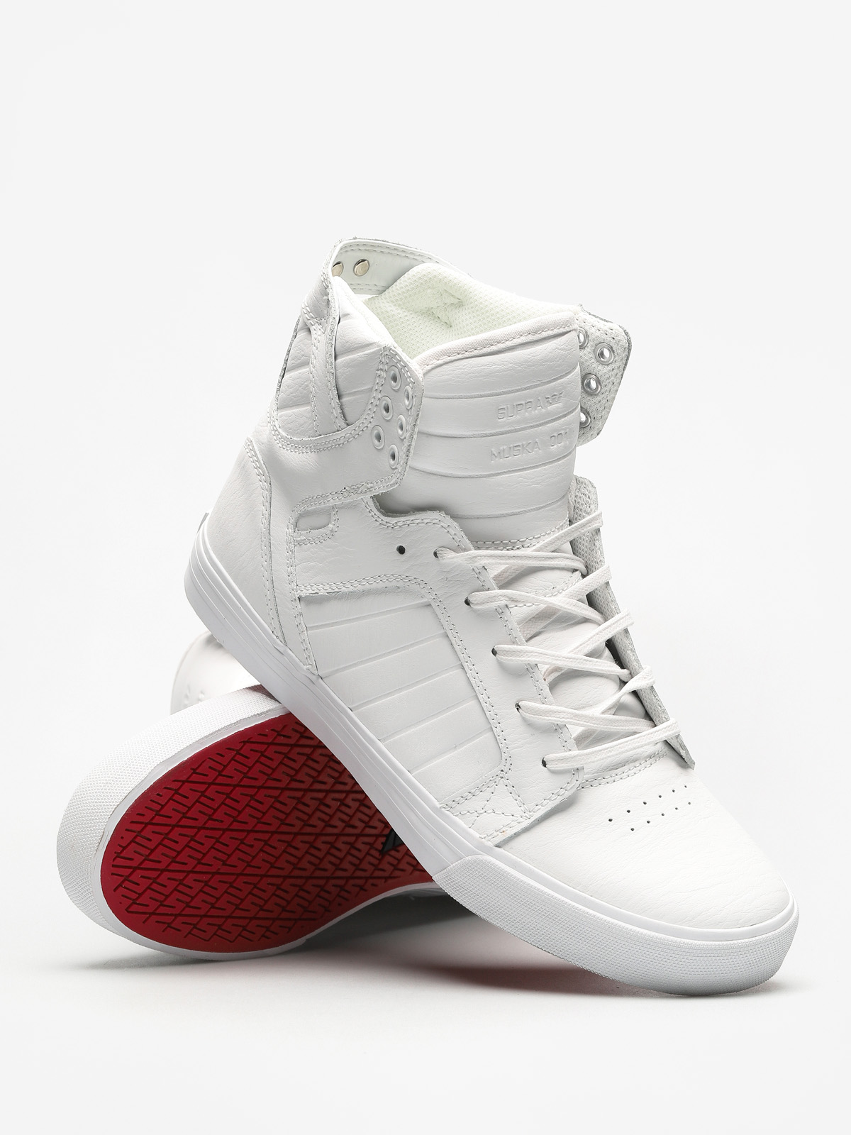 Buty Supra Skytop (white/white red white)