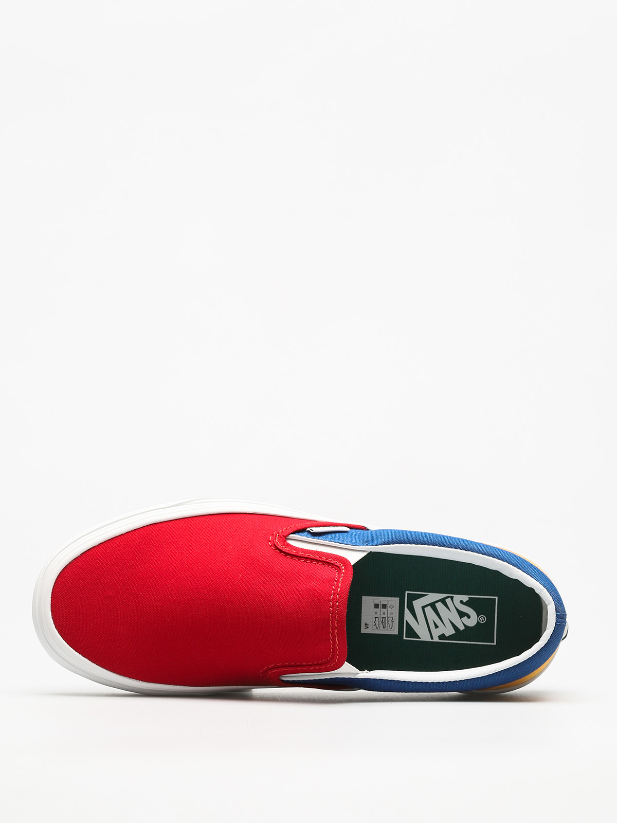 Buty Vans Classic Slip On (vans/yacht/club/red/blue/yellow)