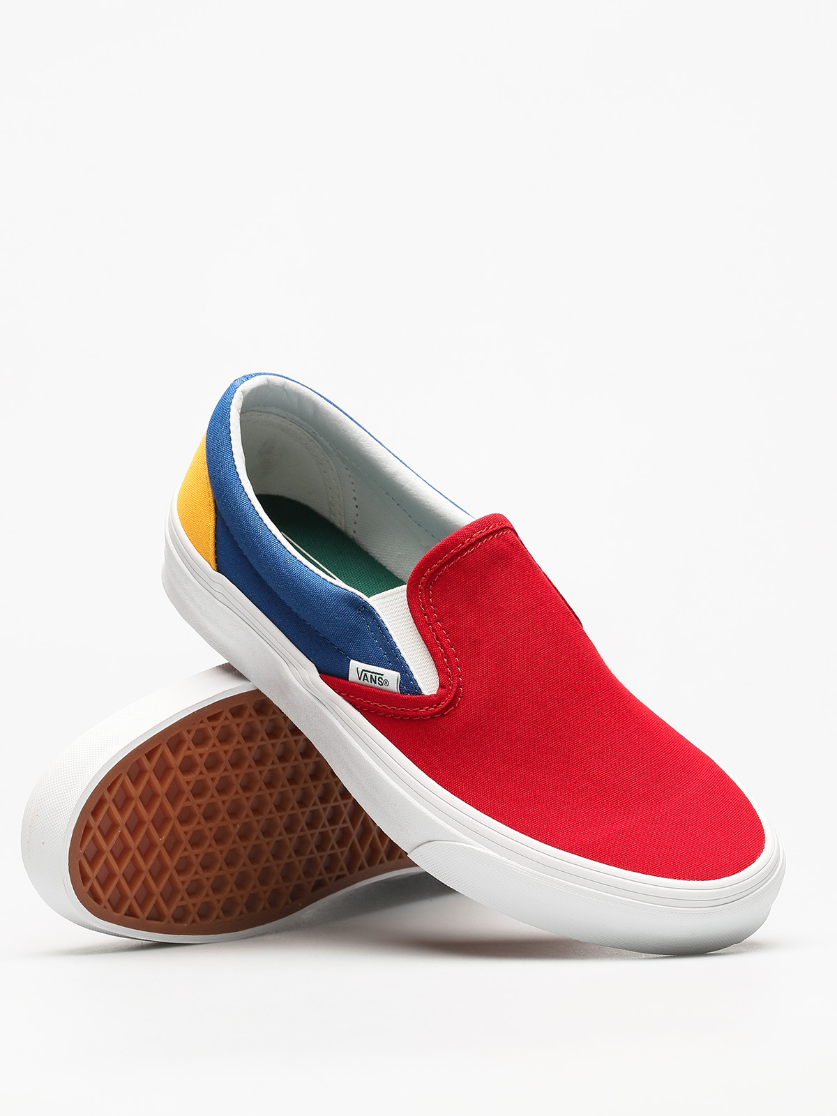 Buty Vans Classic Slip On (vans/yacht/club/red/blue/yellow)