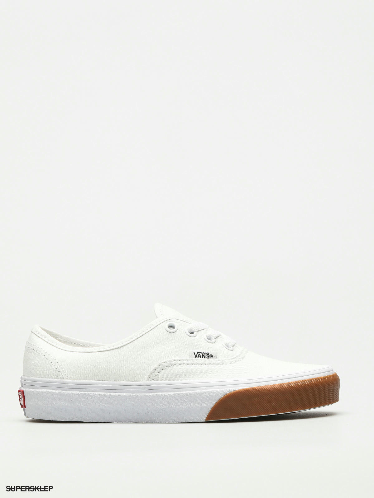 vans authentic white gum bumper