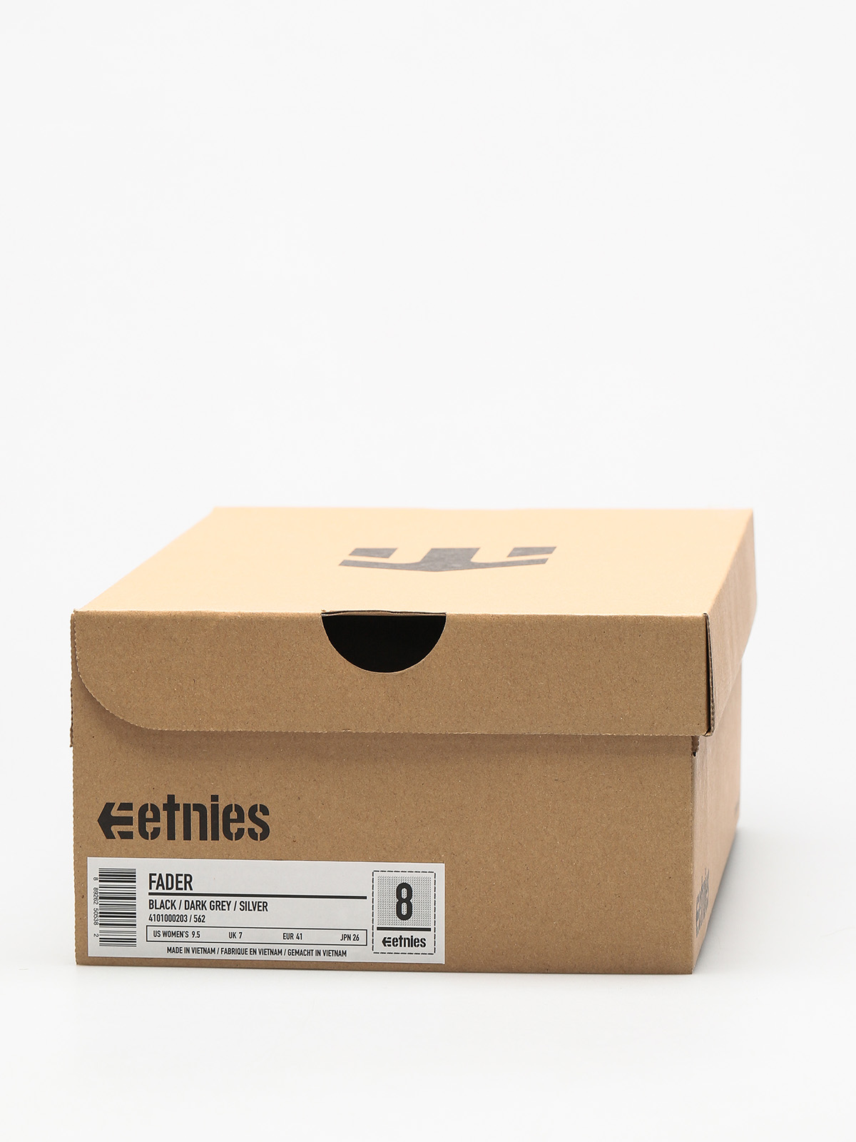 Buty Etnies Fader (black/dark grey/silver)
