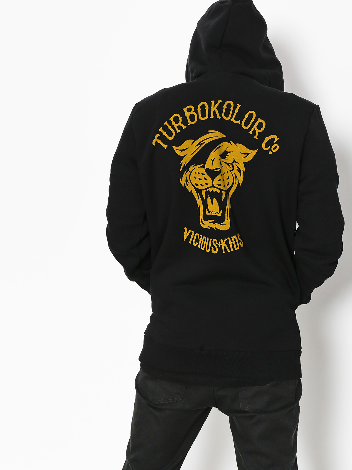 Bluza z kapturem Turbokolor Og Zipper ZHD (black)