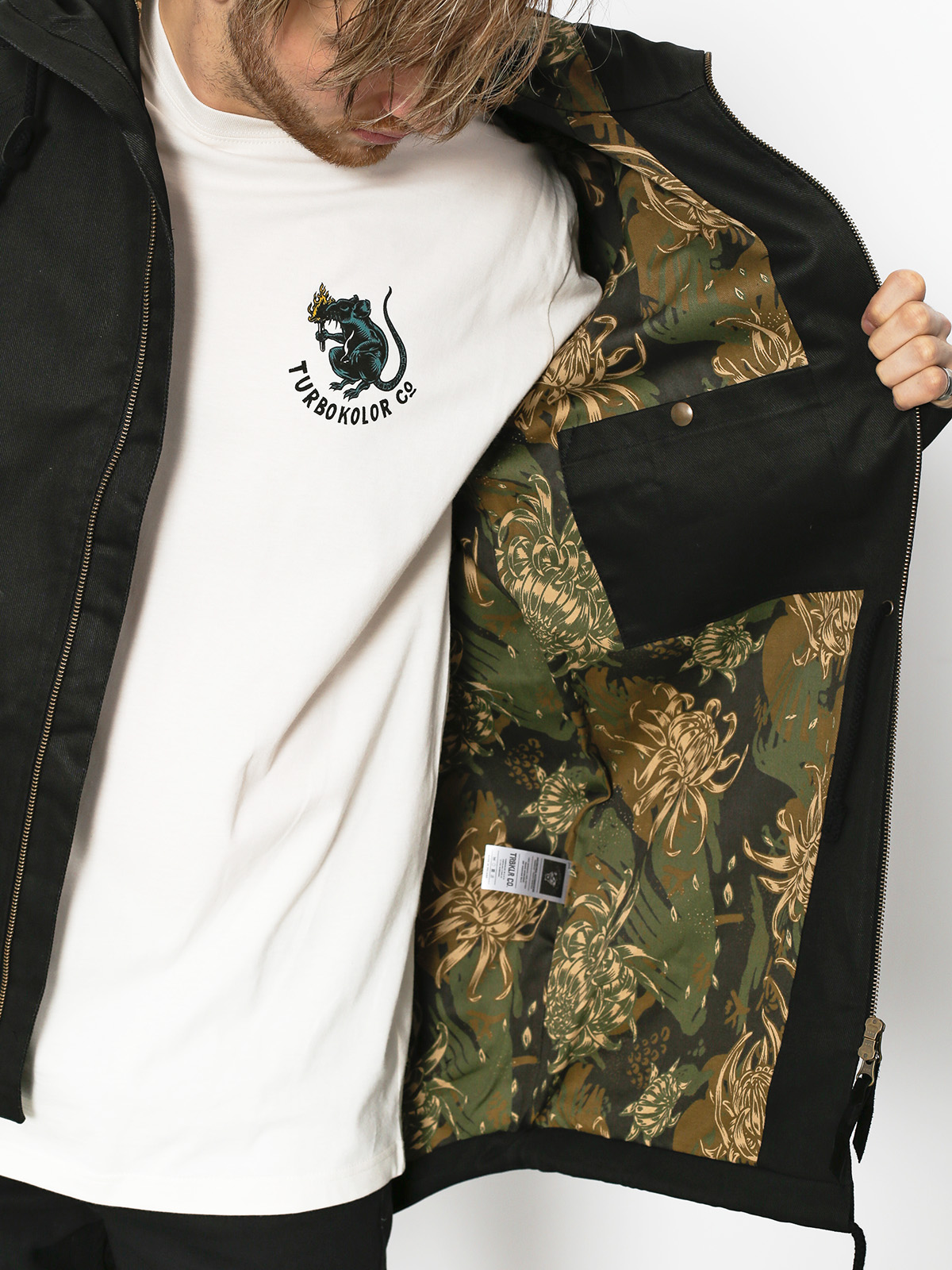 Kurtka Turbokolor Parka Deck Crew (black)