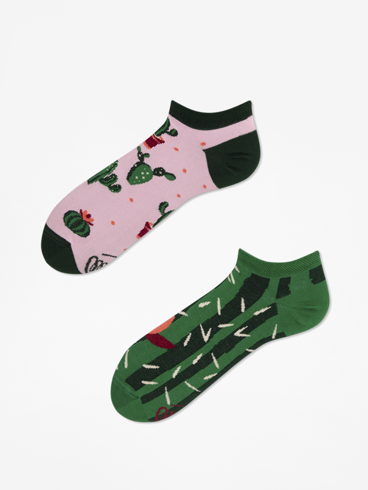 Skarpetki Many Mornings Summer Cactus Low (green/pink)