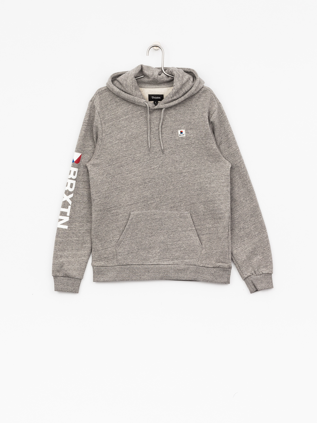 Bluza z kapturem Brixton Stowell Intl HD (heather grey)