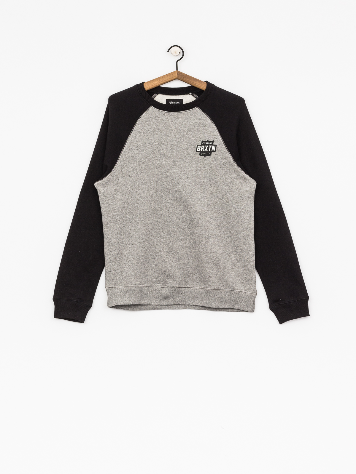 Bluza Brixton Garth Intl Crew (heather grey/black)