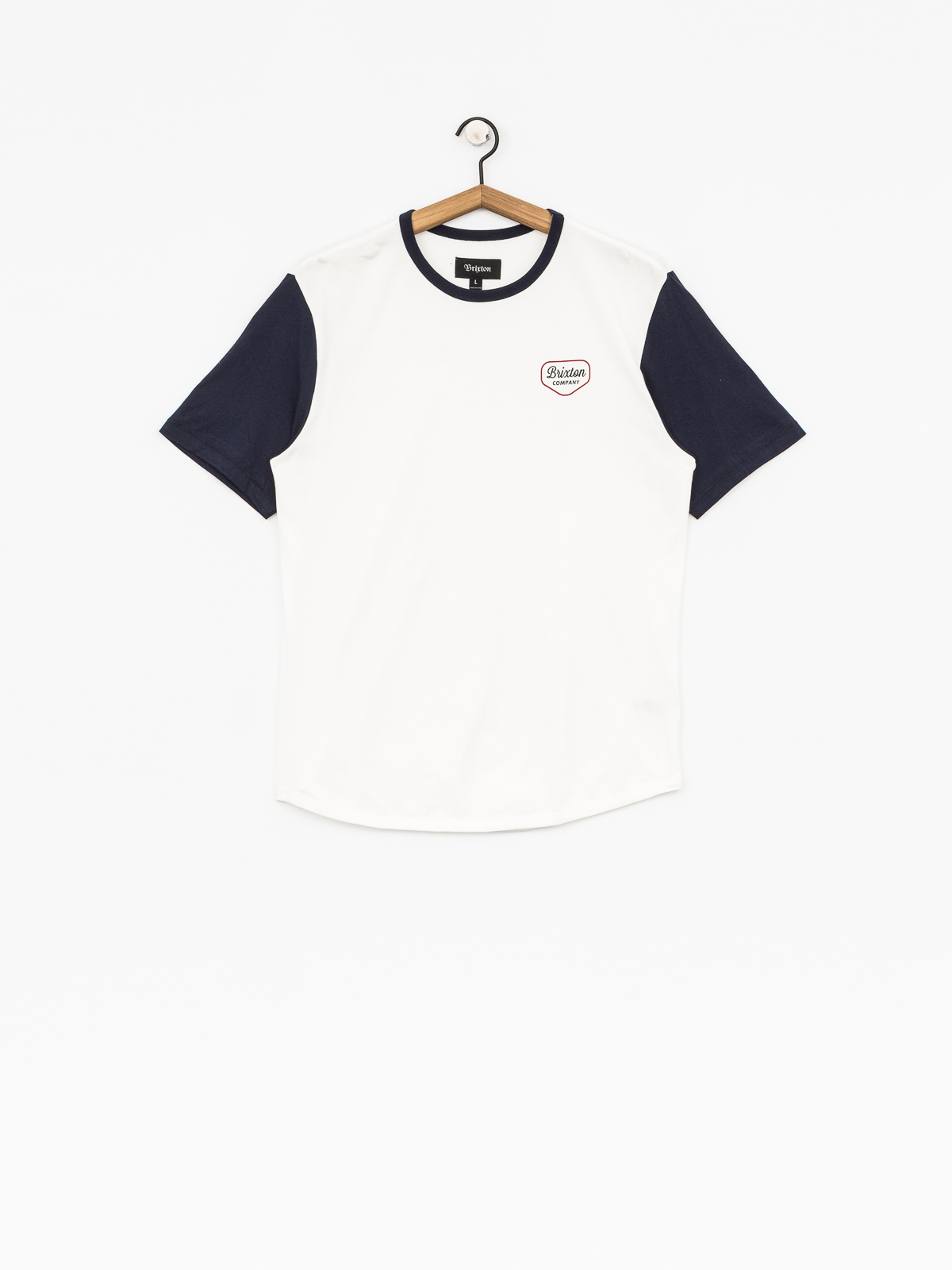 T-shirt Brixton Novato Knit (off white/navy)