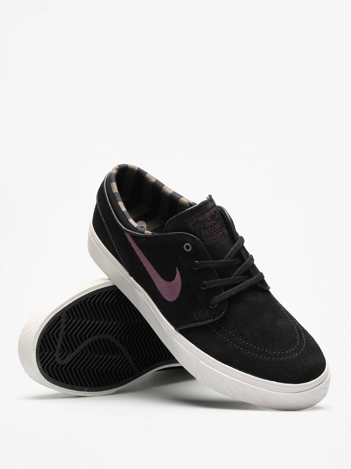 Janoski black outlet purple