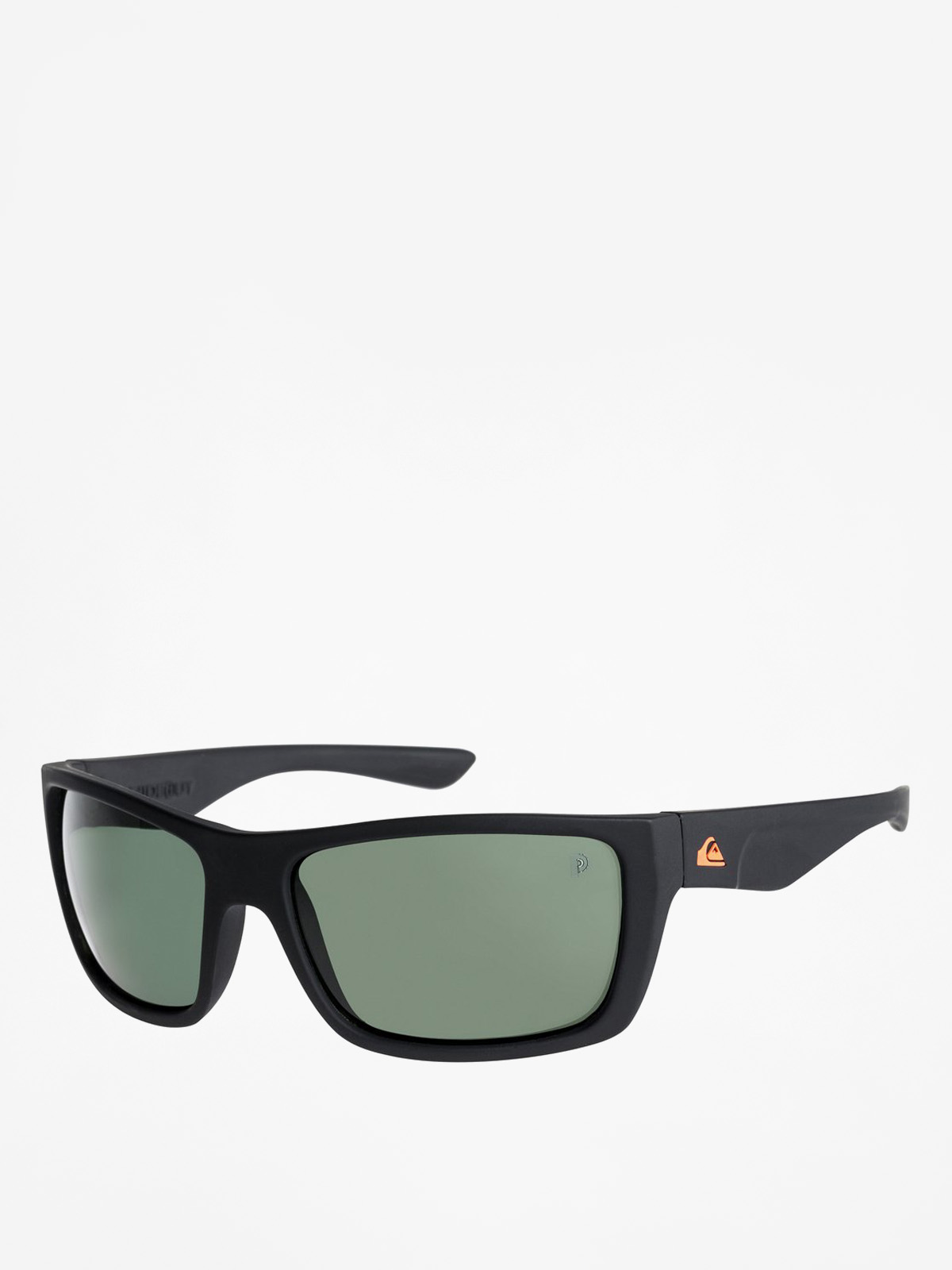 Okulary przeciwsłoneczne Quiksilver Hideout Plz (matte black/green p)