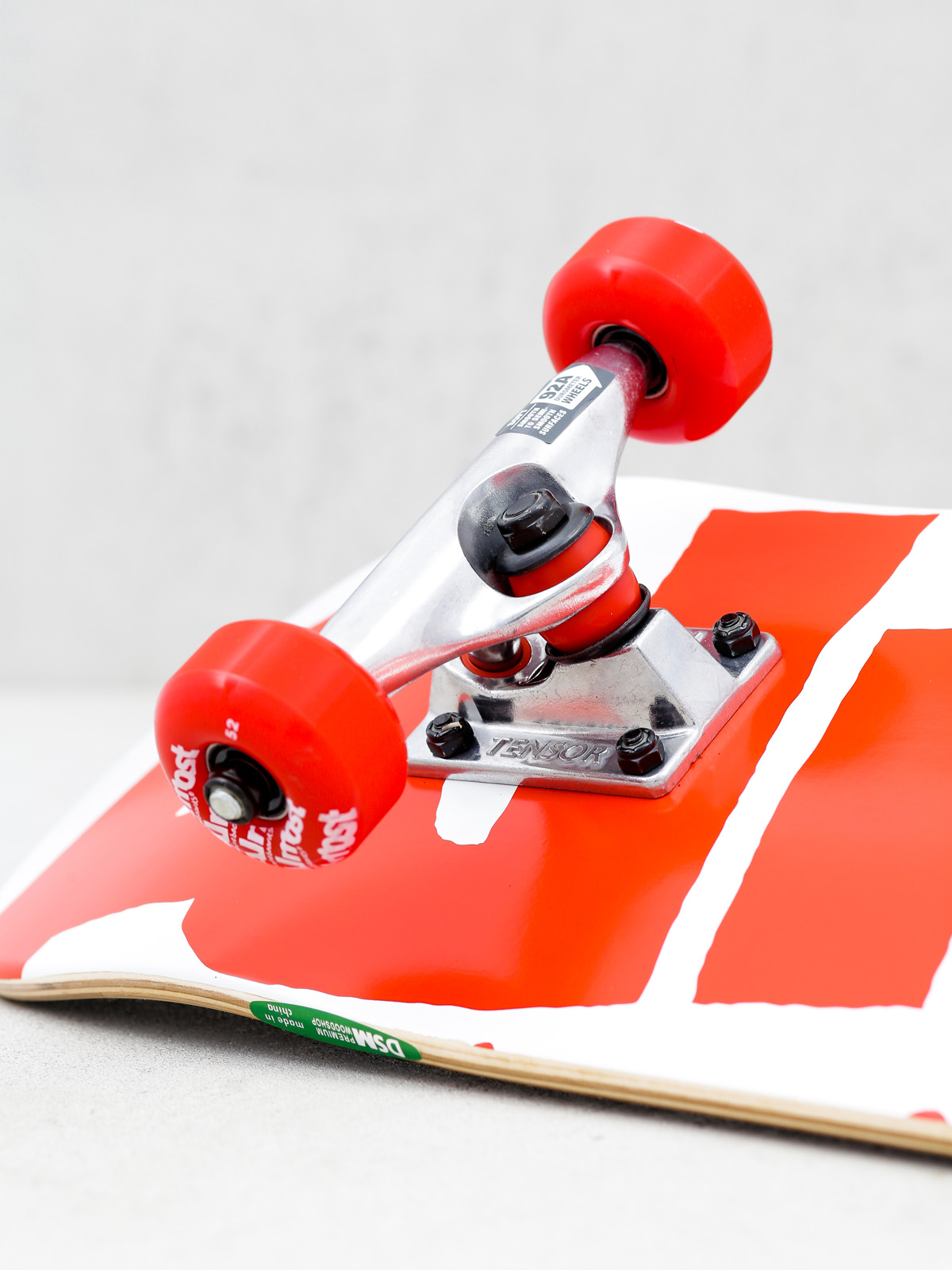 Deskorolka Almost Side Pipe (white/red)