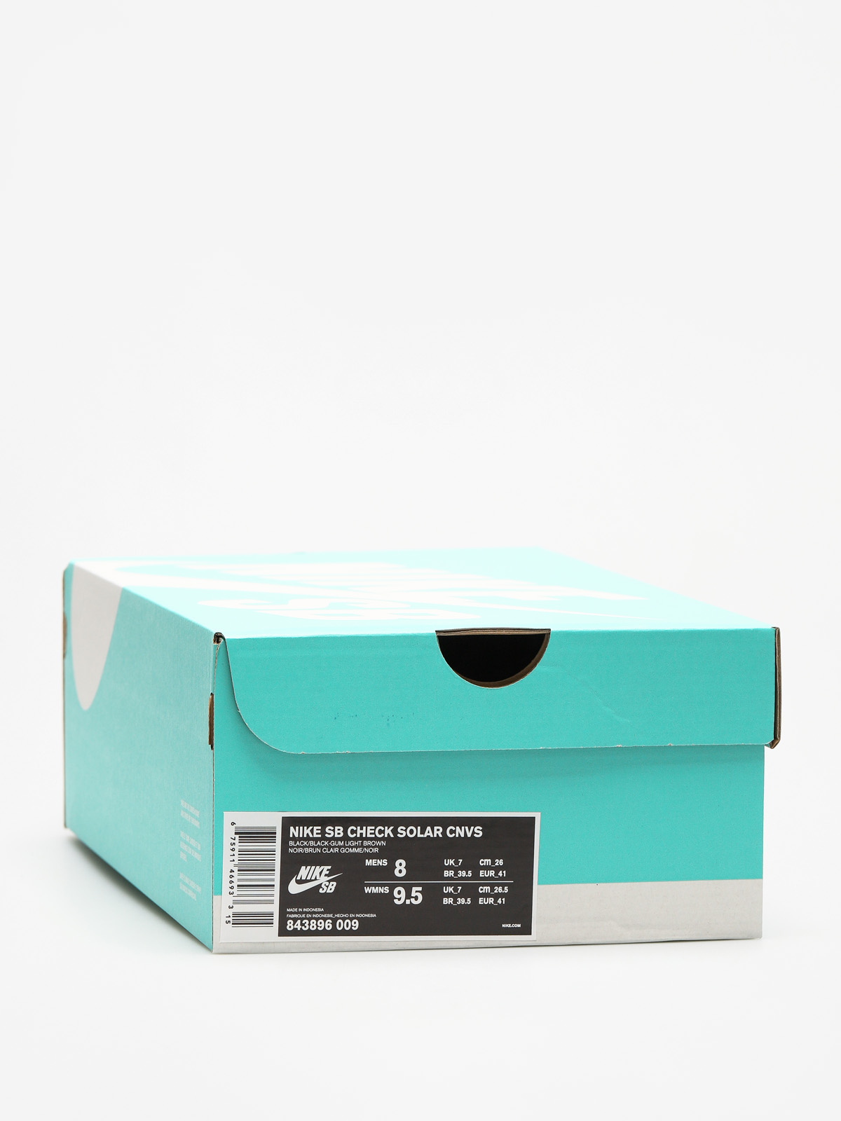 Buty Nike SB Sb Check Solarsoft Canvas (black/black gum light brown)