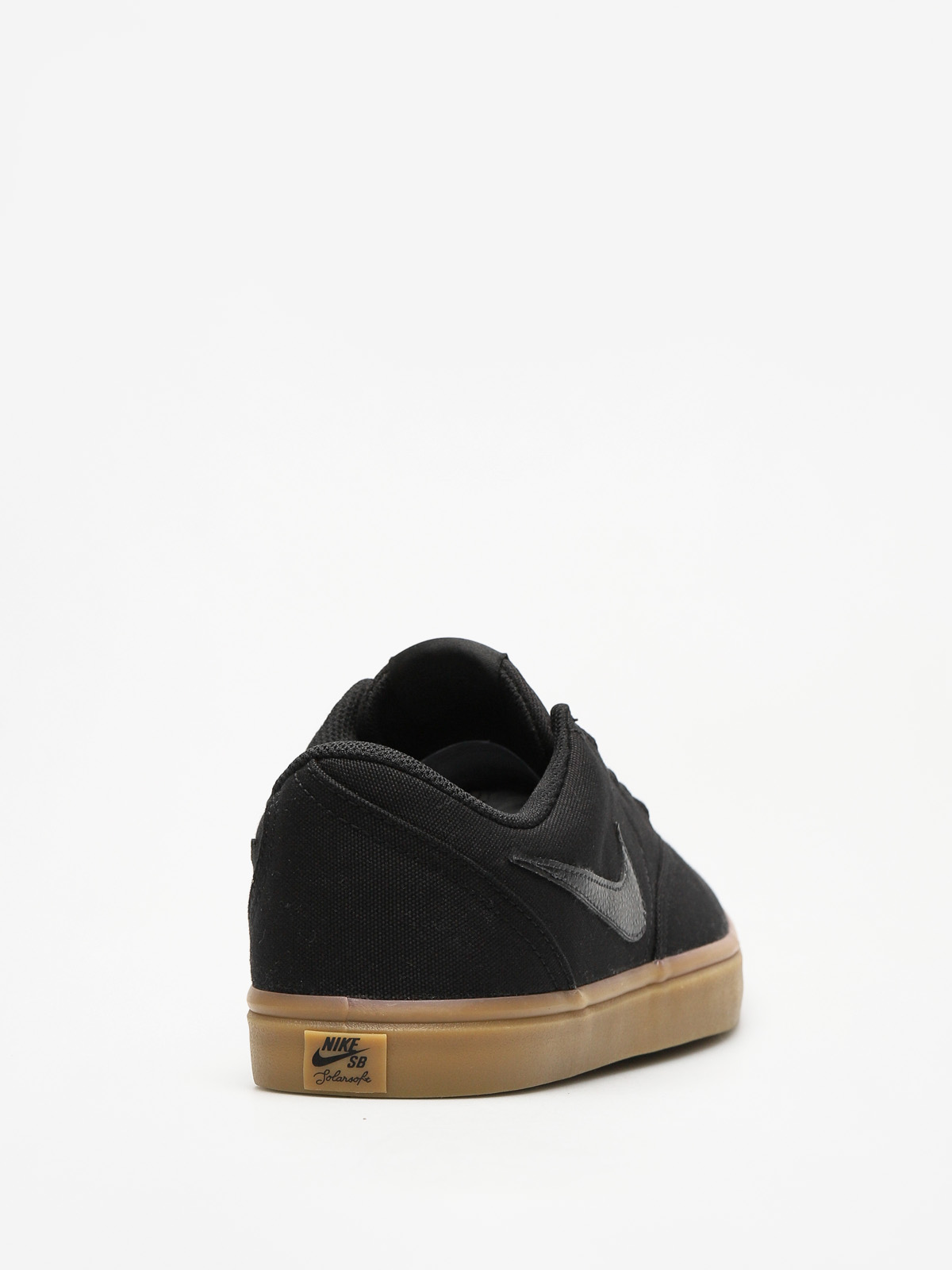 Buty Nike SB Sb Check Solarsoft Canvas (black/black gum light brown)