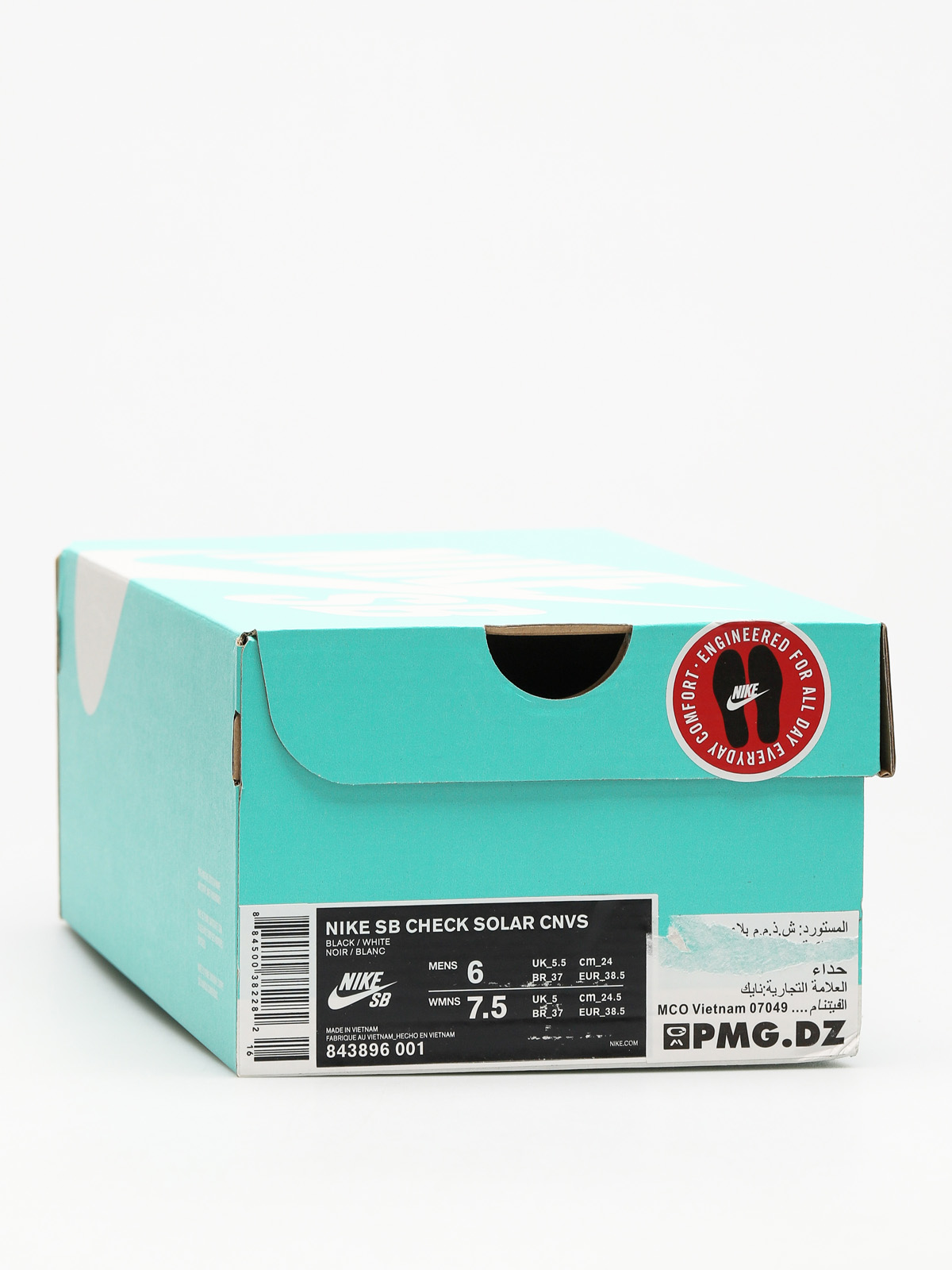 Buty Nike SB Check Solar (black/white)