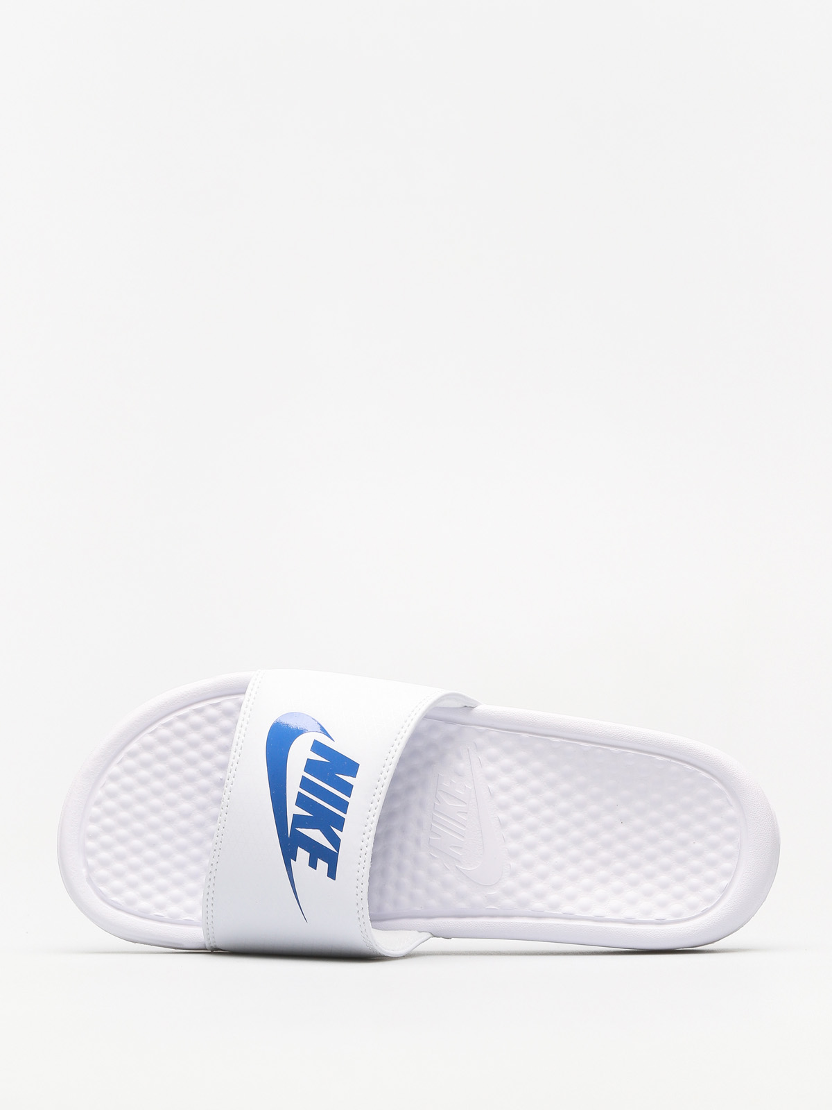 Klapki Nike Benassi Just Do It (white/varsity royal white)