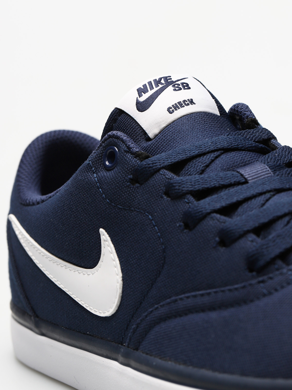 Buty Nike SB Sb Check Solarsoft Canvas (midnight navy/white)