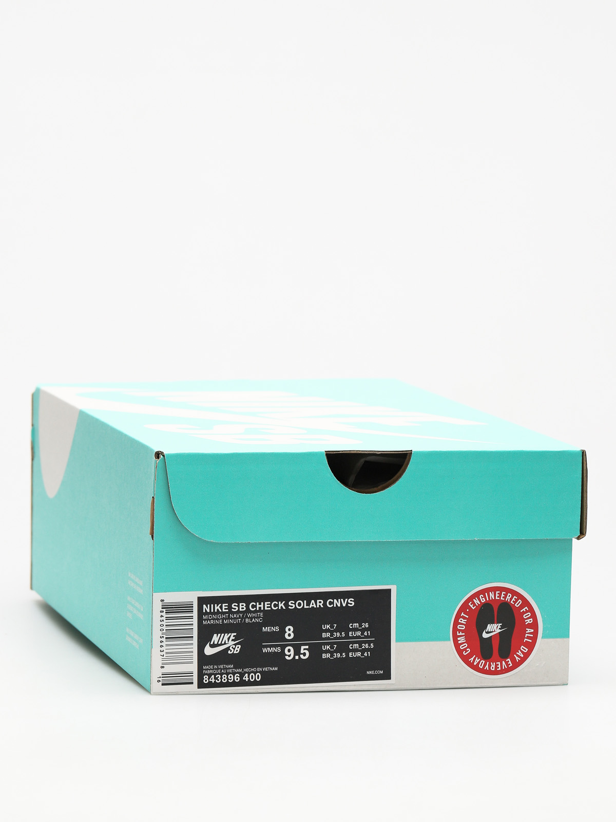 Buty Nike SB Sb Check Solarsoft Canvas (midnight navy/white)