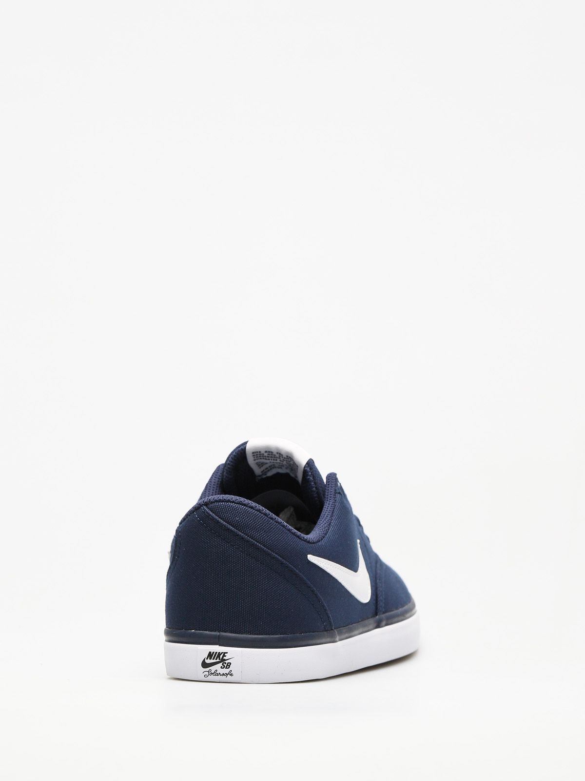 Buty Nike SB Sb Check Solarsoft Canvas (midnight navy/white)