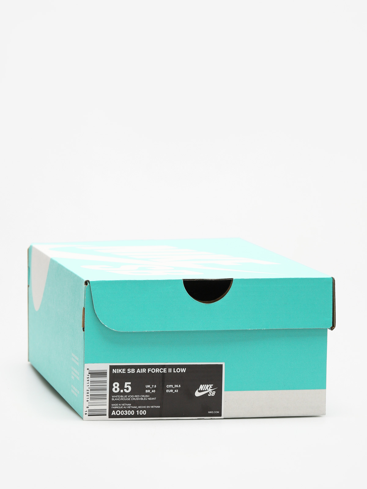 Buty Nike SB Air Force II Low (white/blue void red crush white)